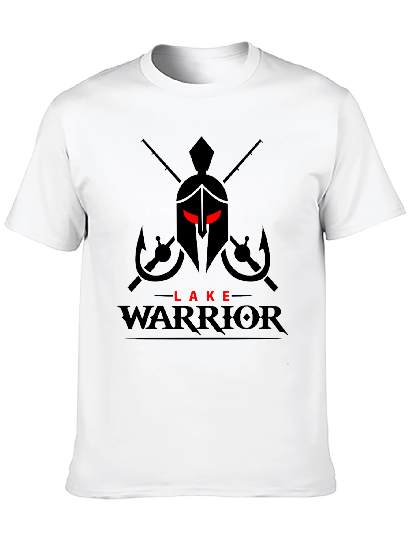 Lake Warrior T-Shirt - Fishing Spartan Design