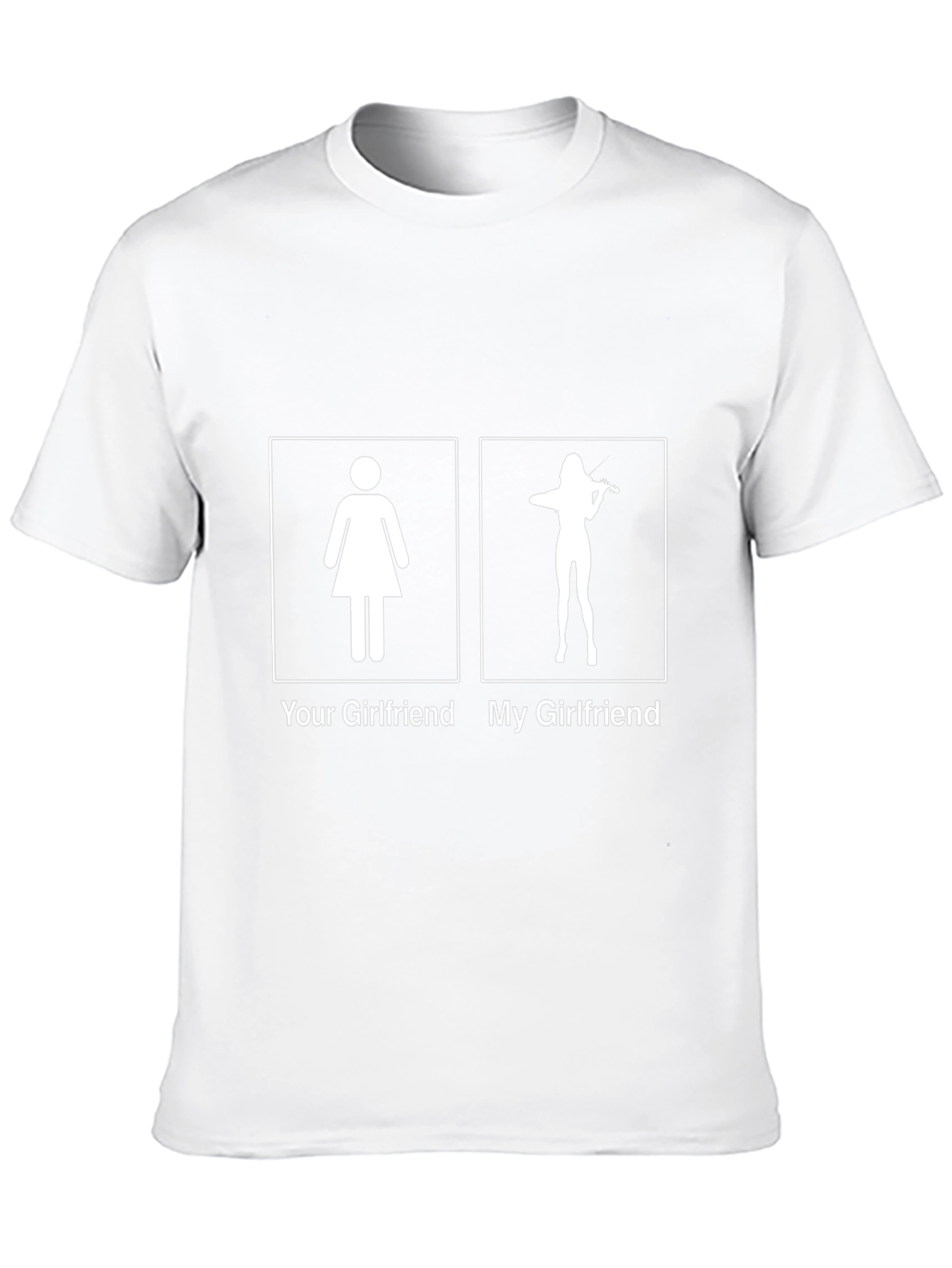 Funny Musician T-Shirt - My Girlfriend Plays Violin