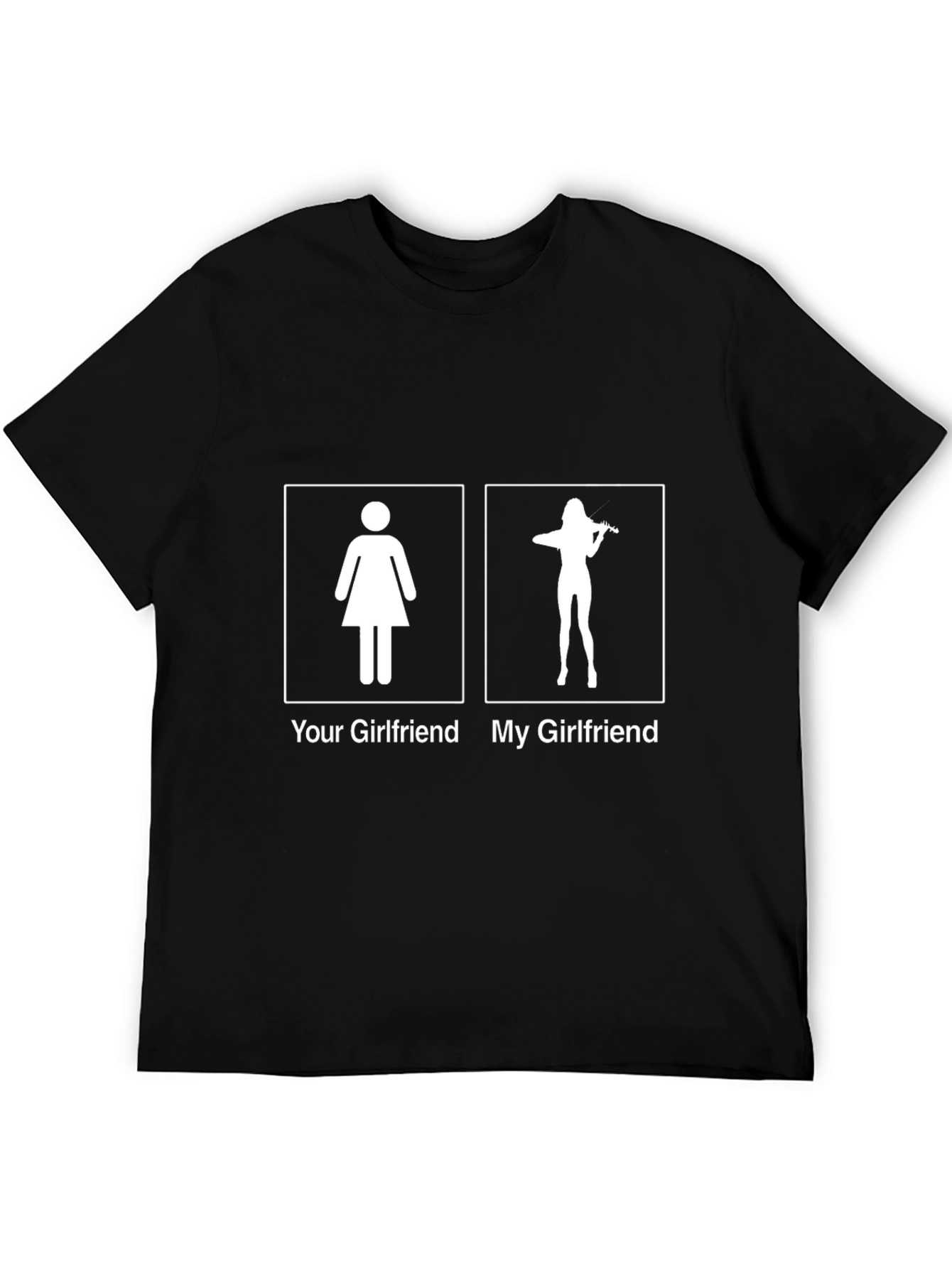 Funny Musician T-Shirt - My Girlfriend Plays Violin