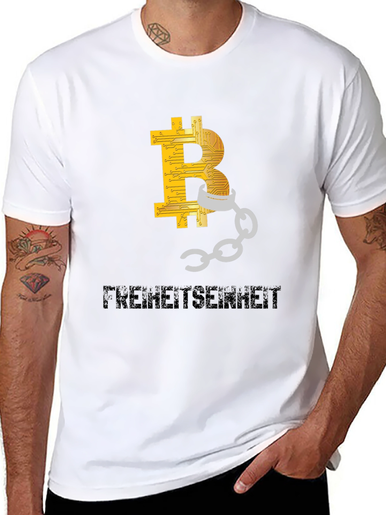 Bitcoin Freedom T-Shirt - Crypto Currency Tee