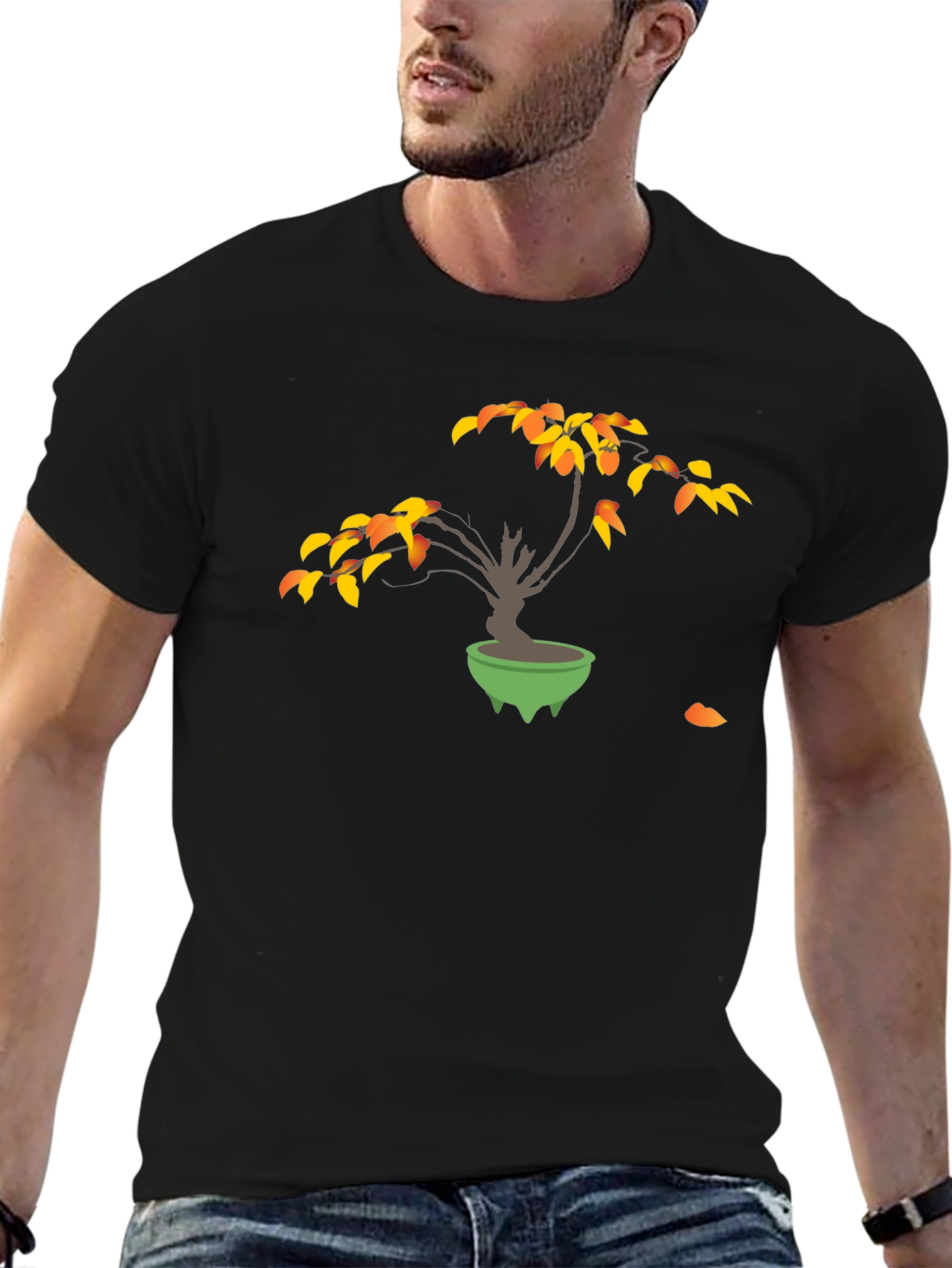 Bonsai Tree Graphic Tee - Stylish Casual Wear