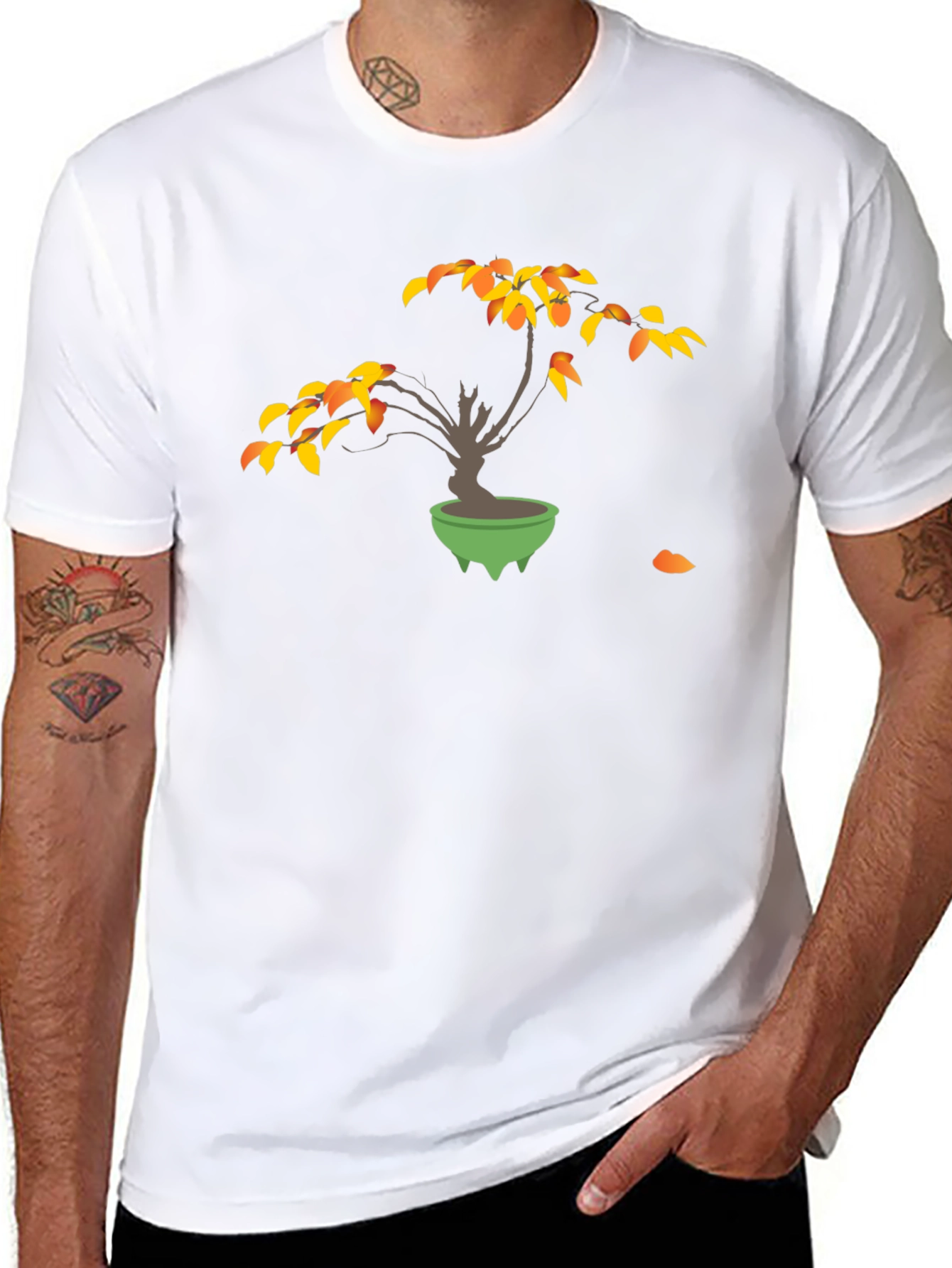 Bonsai Tree Graphic Tee - Stylish Casual Wear