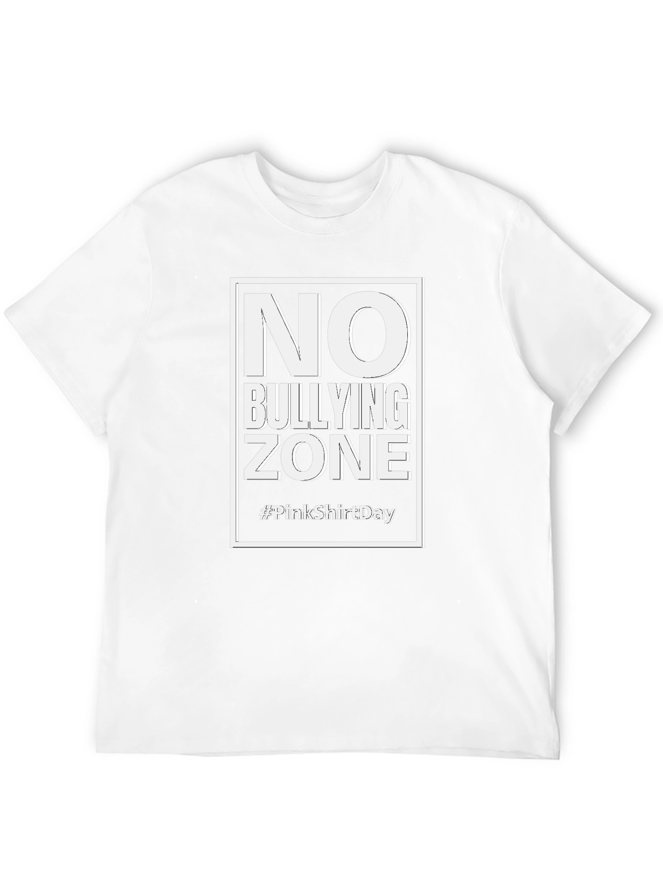 No Bullying Zone Black T-Shirt