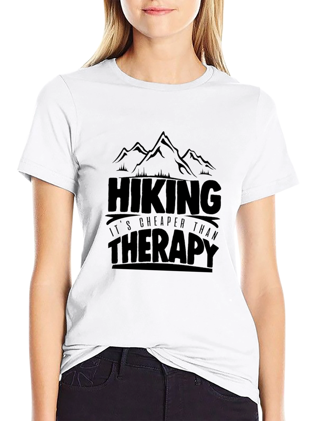 Hiking Cheaper Than Therapy T-Shirt