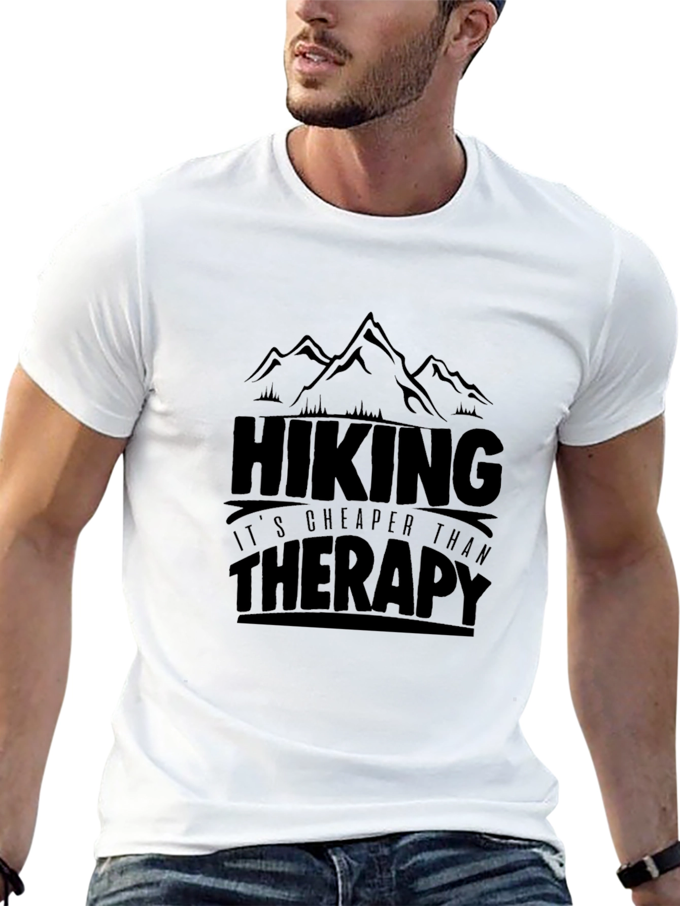 Hiking Cheaper Than Therapy T-Shirt