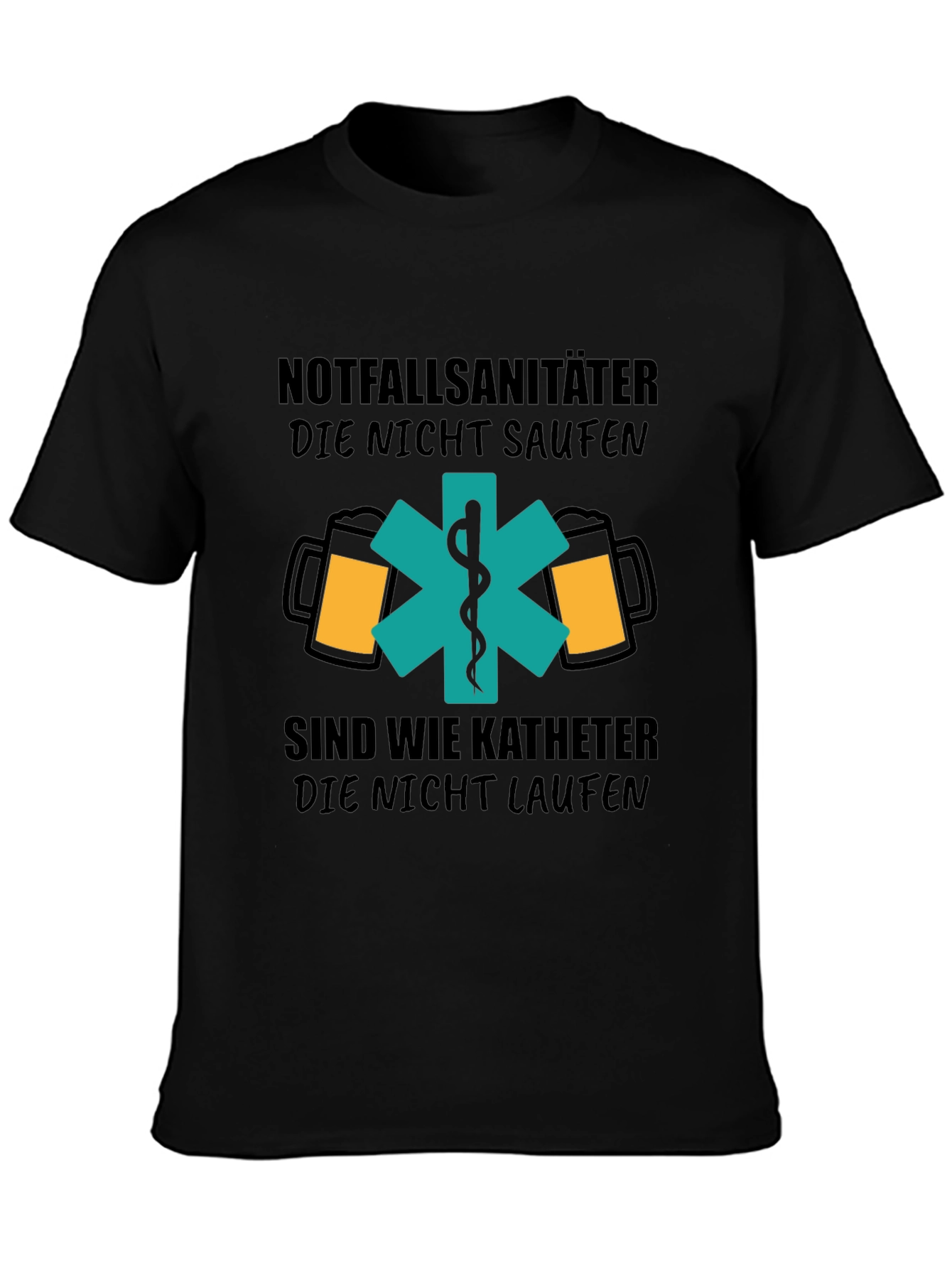 Paramedic Beer Lover T-Shirt - Funny German Design
