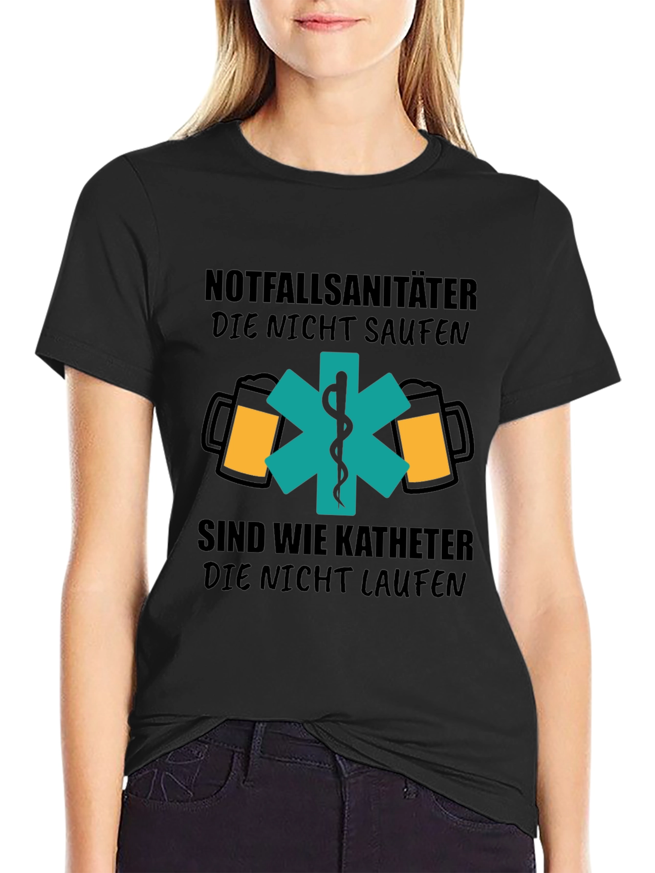 Paramedic Beer Lover T-Shirt - Funny German Design