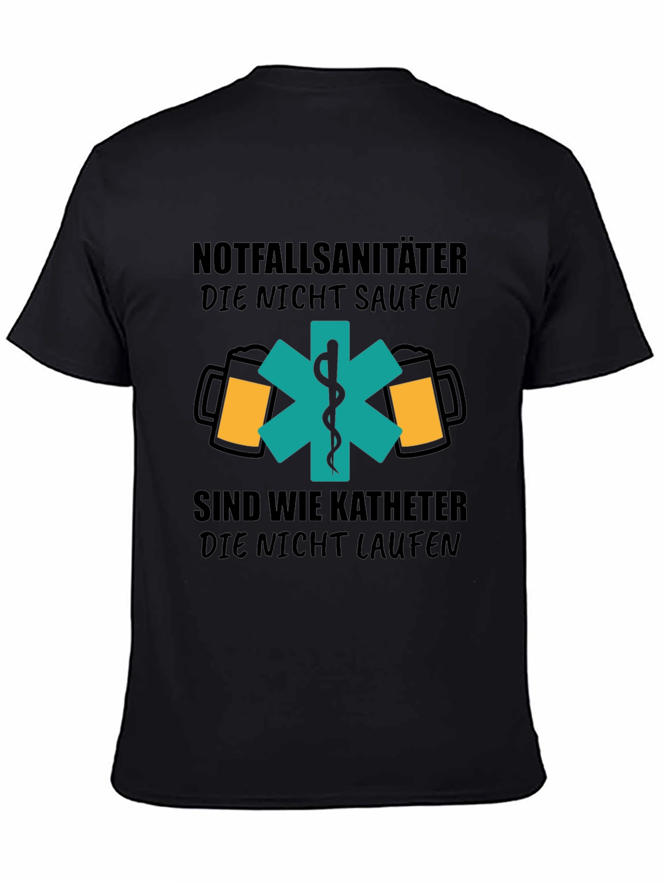 Paramedic Beer Lover T-Shirt - Funny German Design