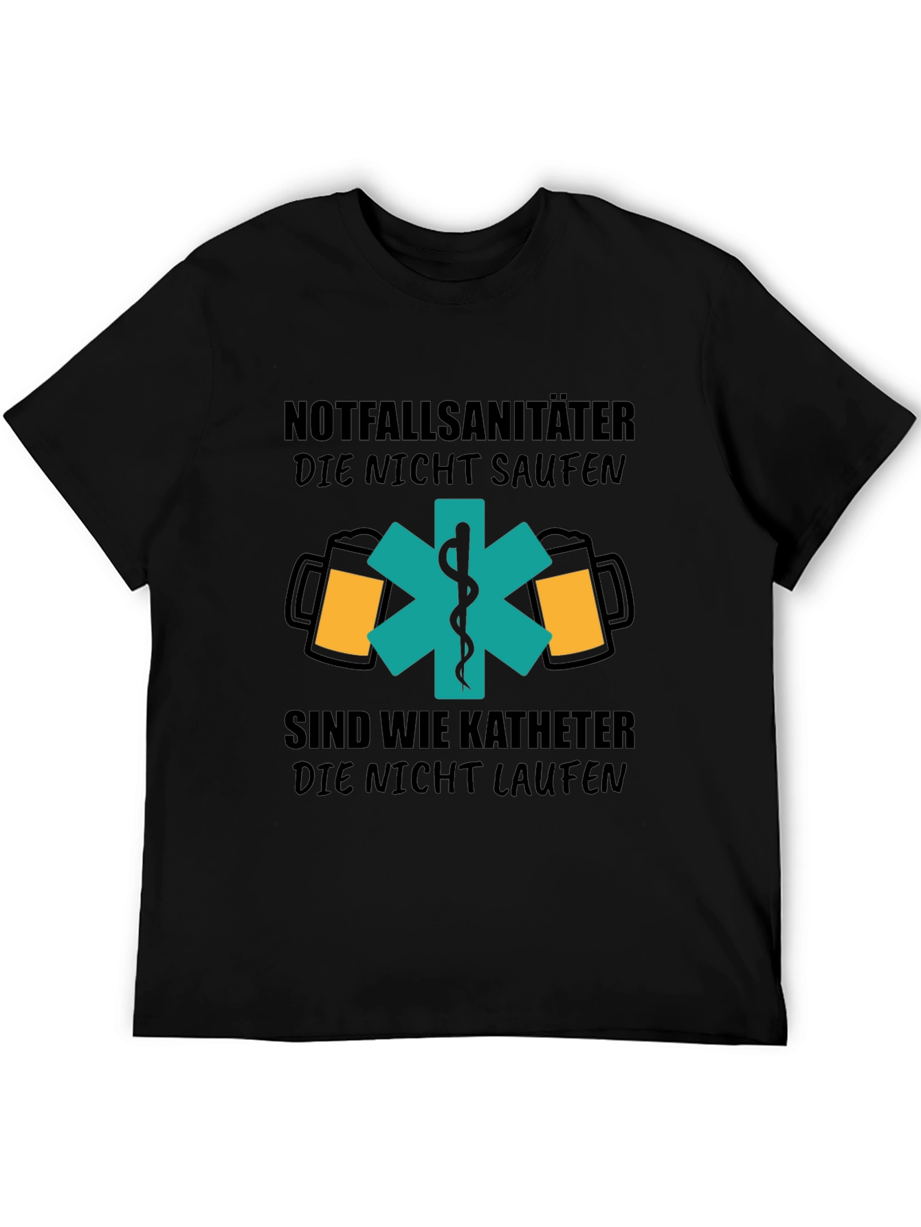 Paramedic Beer Lover T-Shirt - Funny German Design