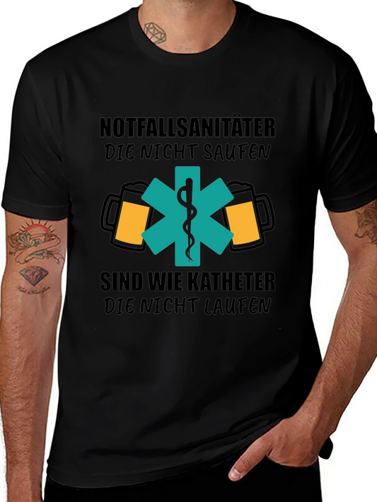 Paramedic Beer Lover T-Shirt - Funny German Design