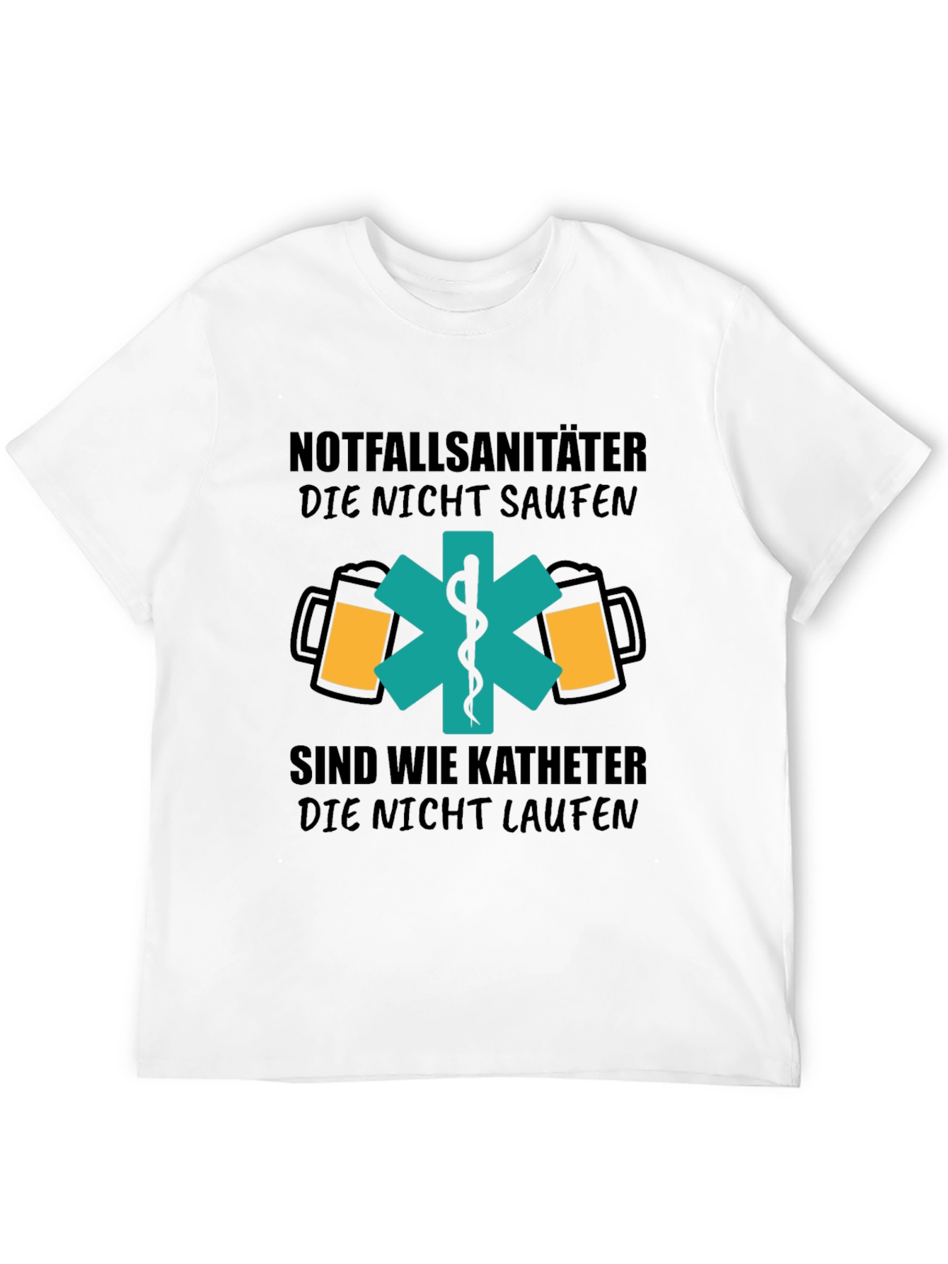 Paramedic Beer Lover T-Shirt - Funny German Design