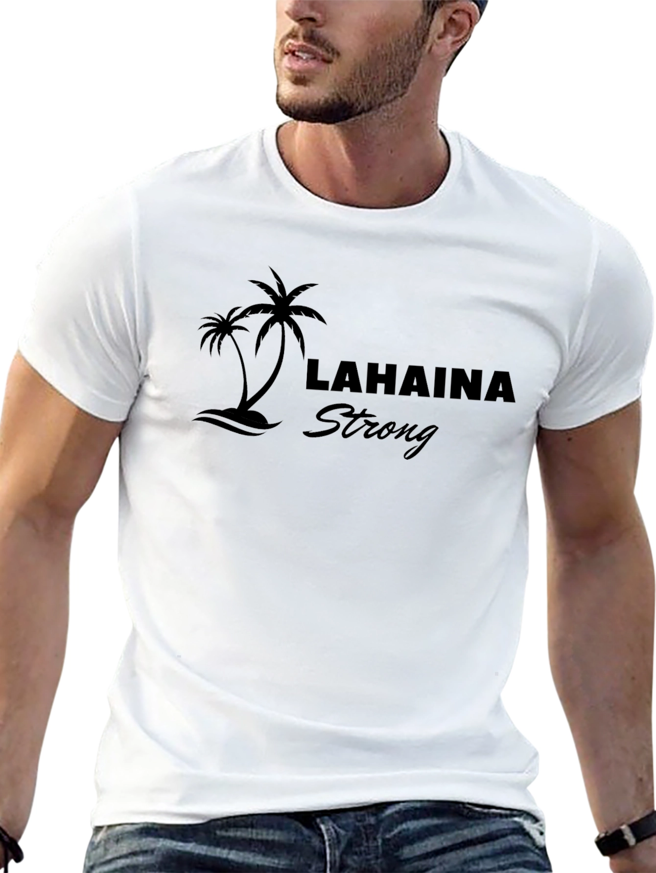 Lahaina Strong Black Graphic Tee
