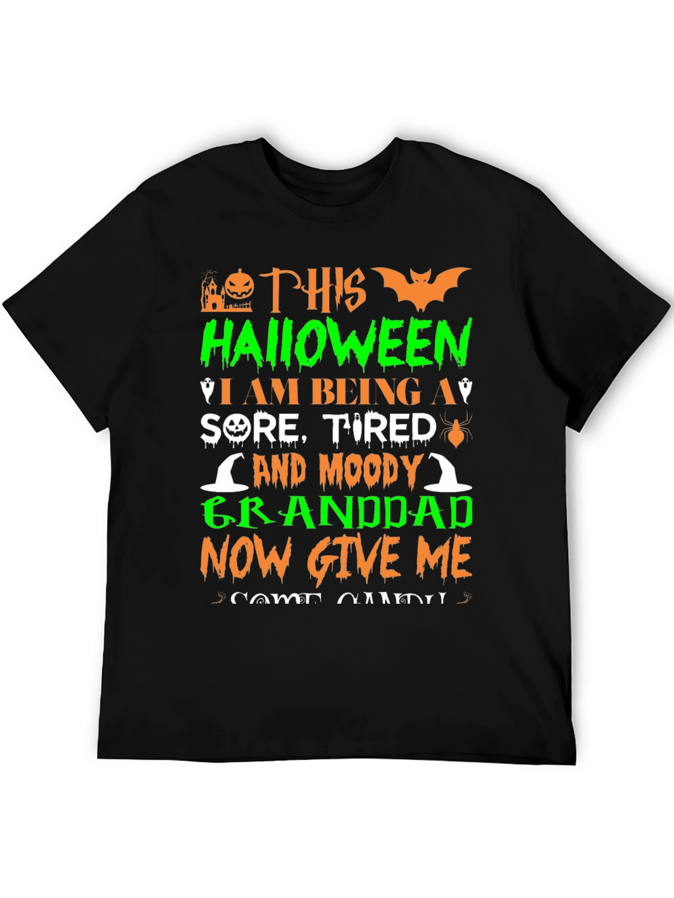 Funny Halloween Granddad T-Shirt
