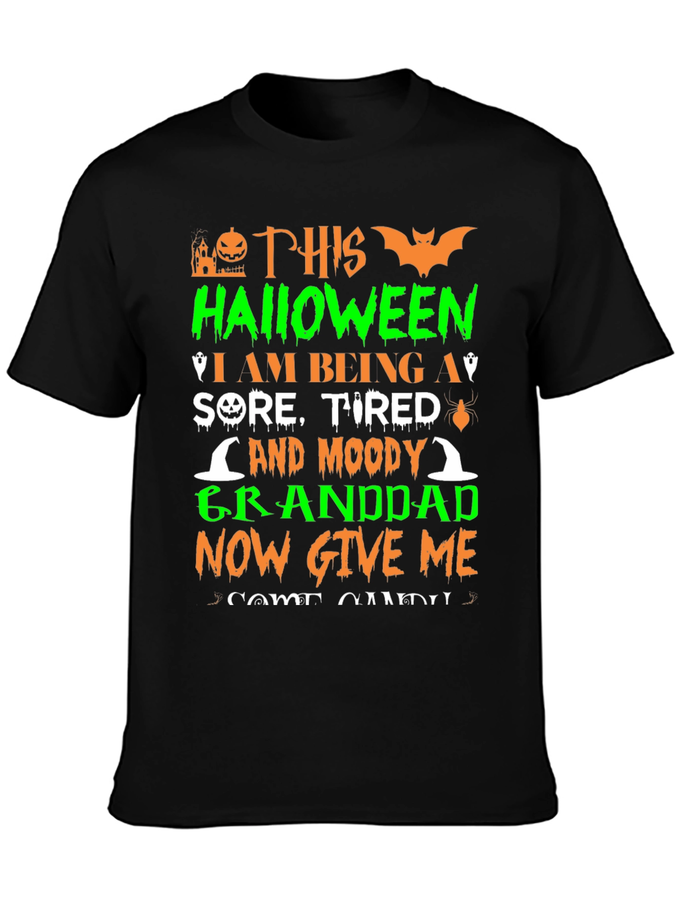 Funny Halloween Granddad T-Shirt