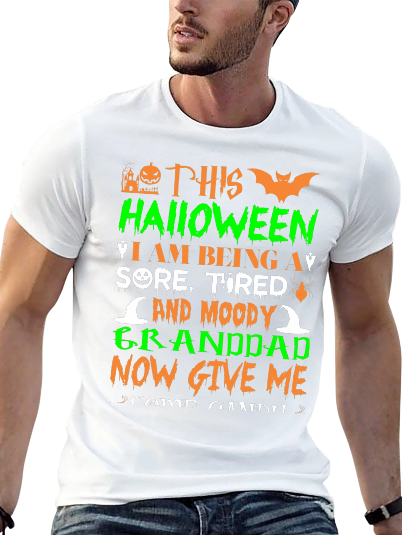 Funny Halloween Granddad T-Shirt