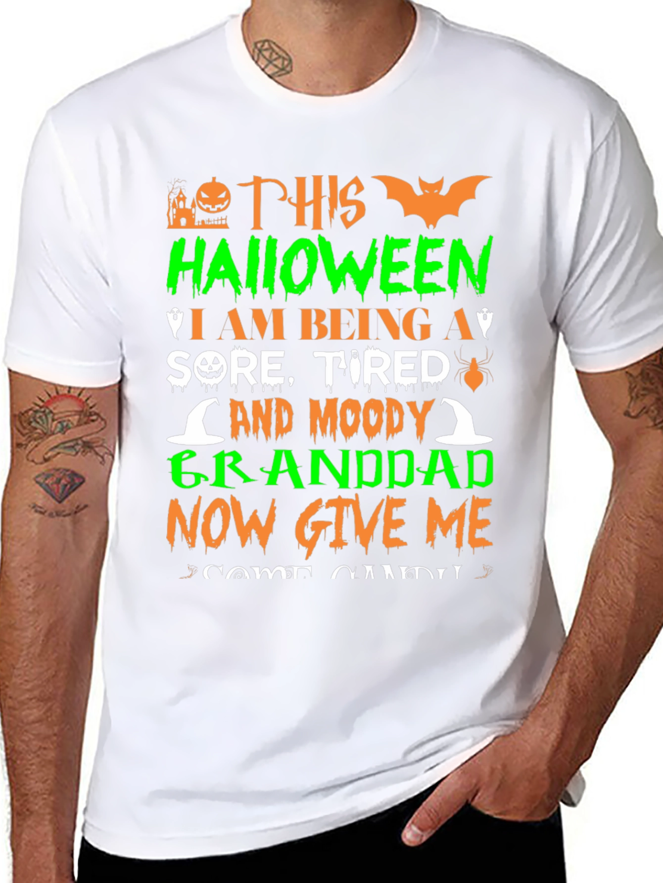 Funny Halloween Granddad T-Shirt