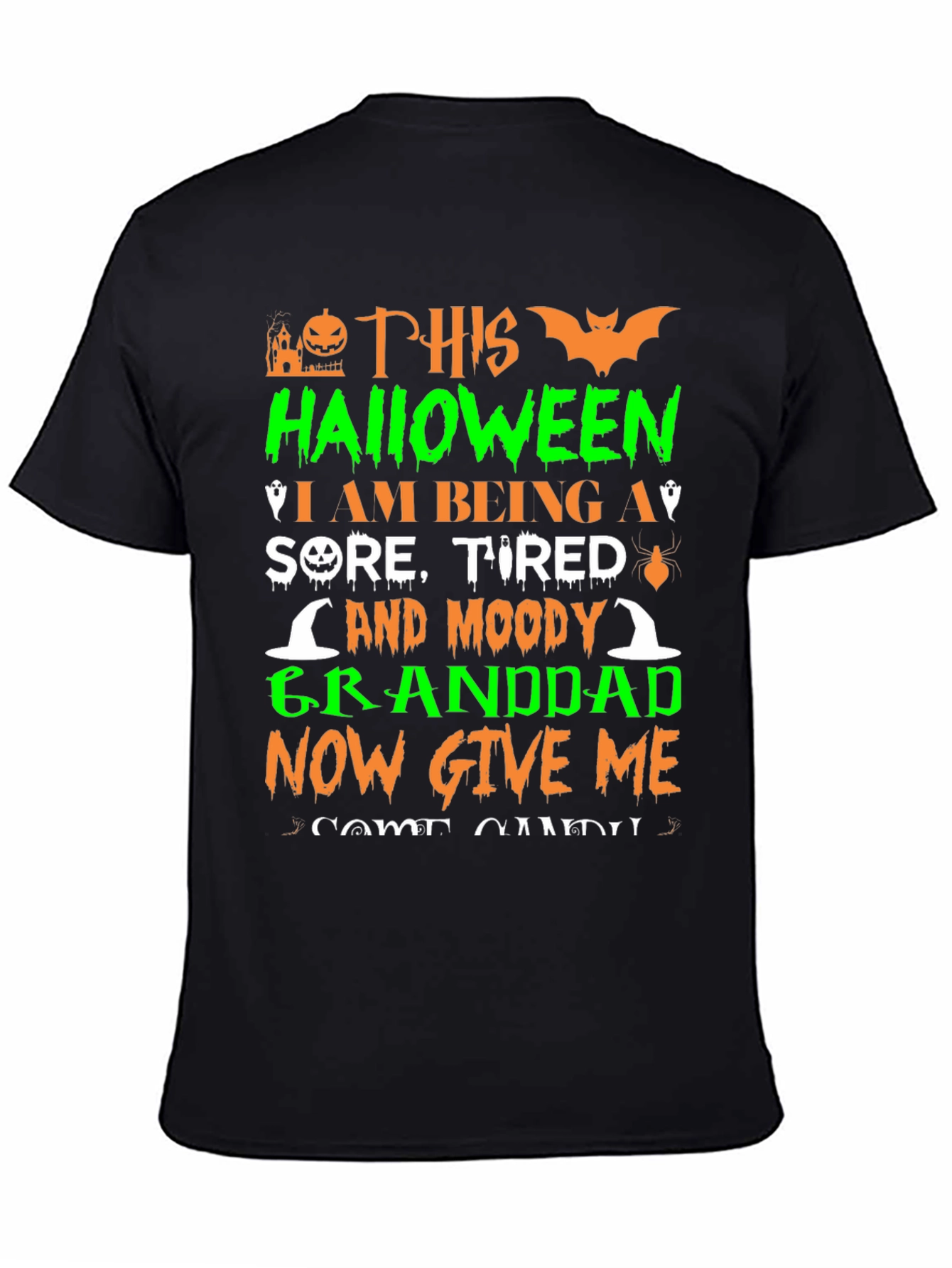 Funny Halloween Granddad T-Shirt