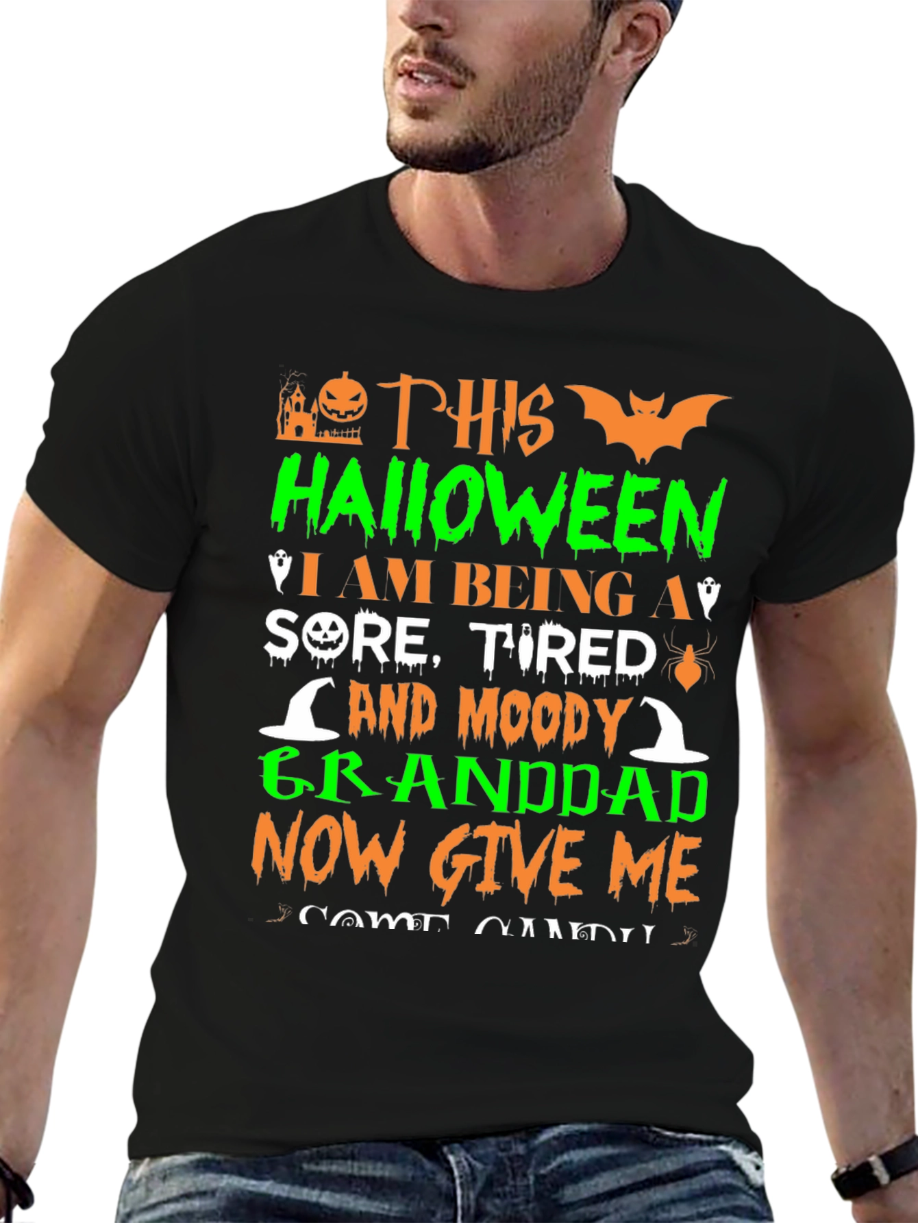 Funny Halloween Granddad T-Shirt