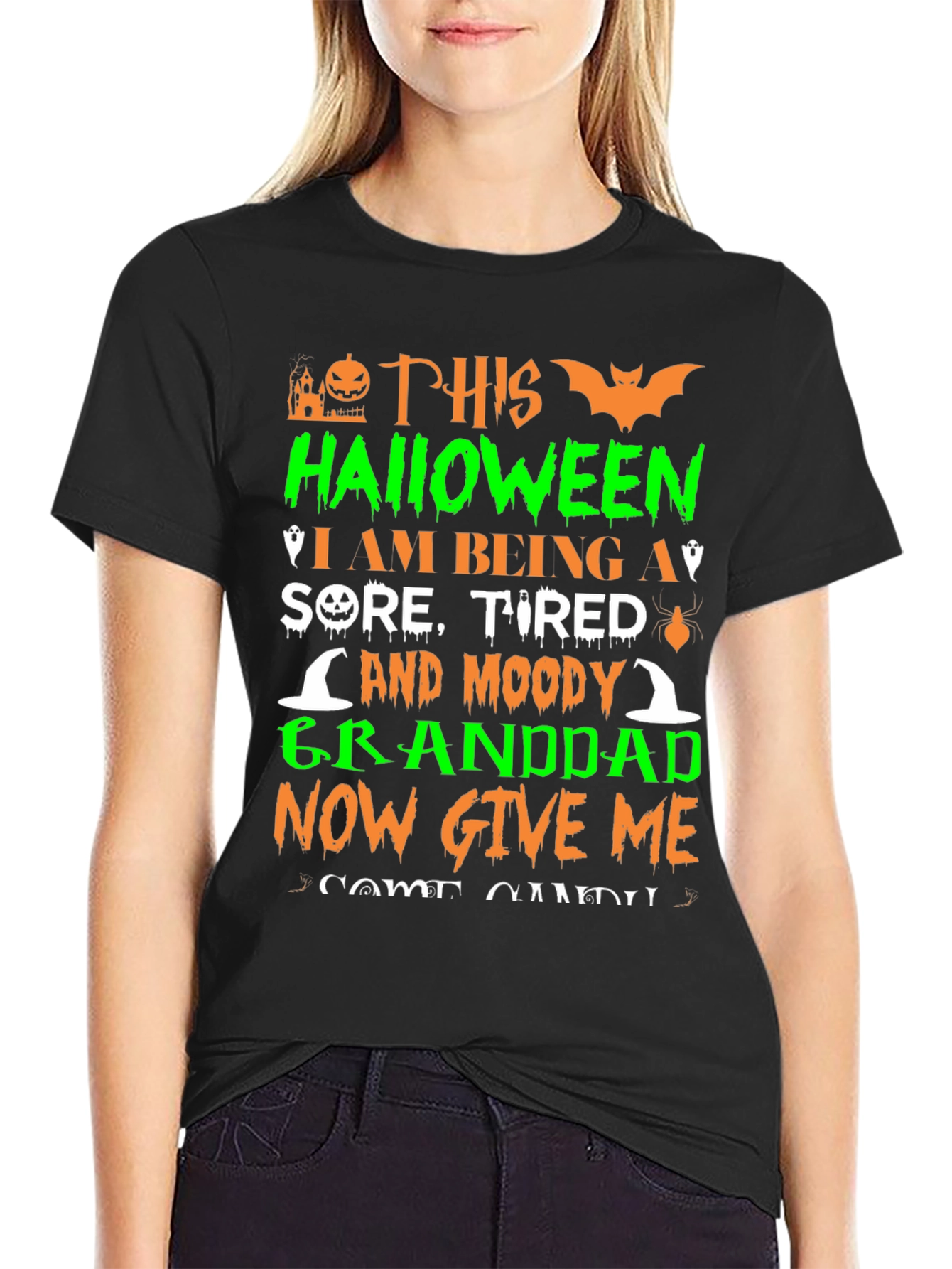 Funny Halloween Granddad T-Shirt