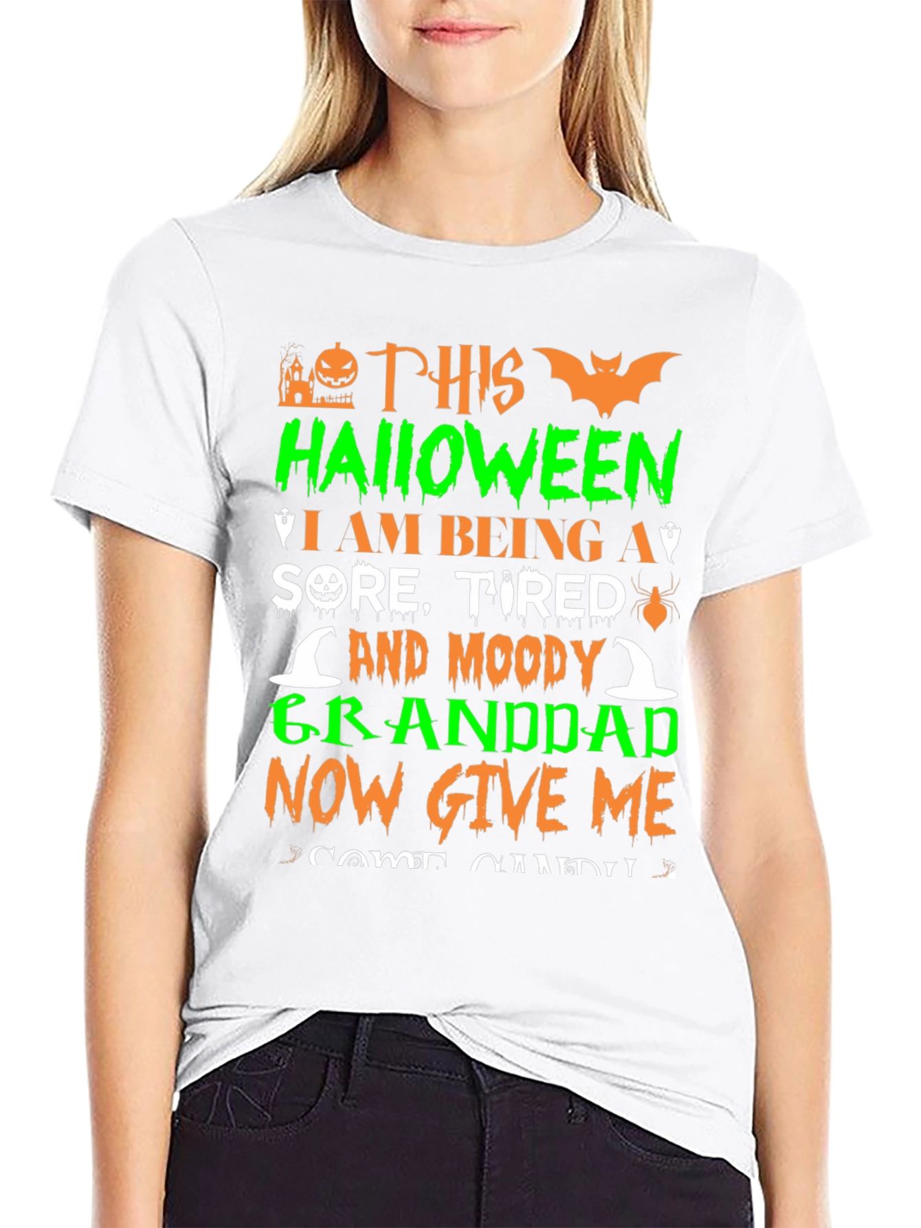 Funny Halloween Granddad T-Shirt