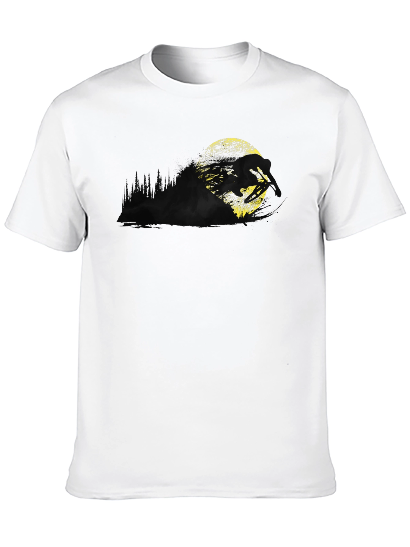 Graphic Print Black T-Shirt
