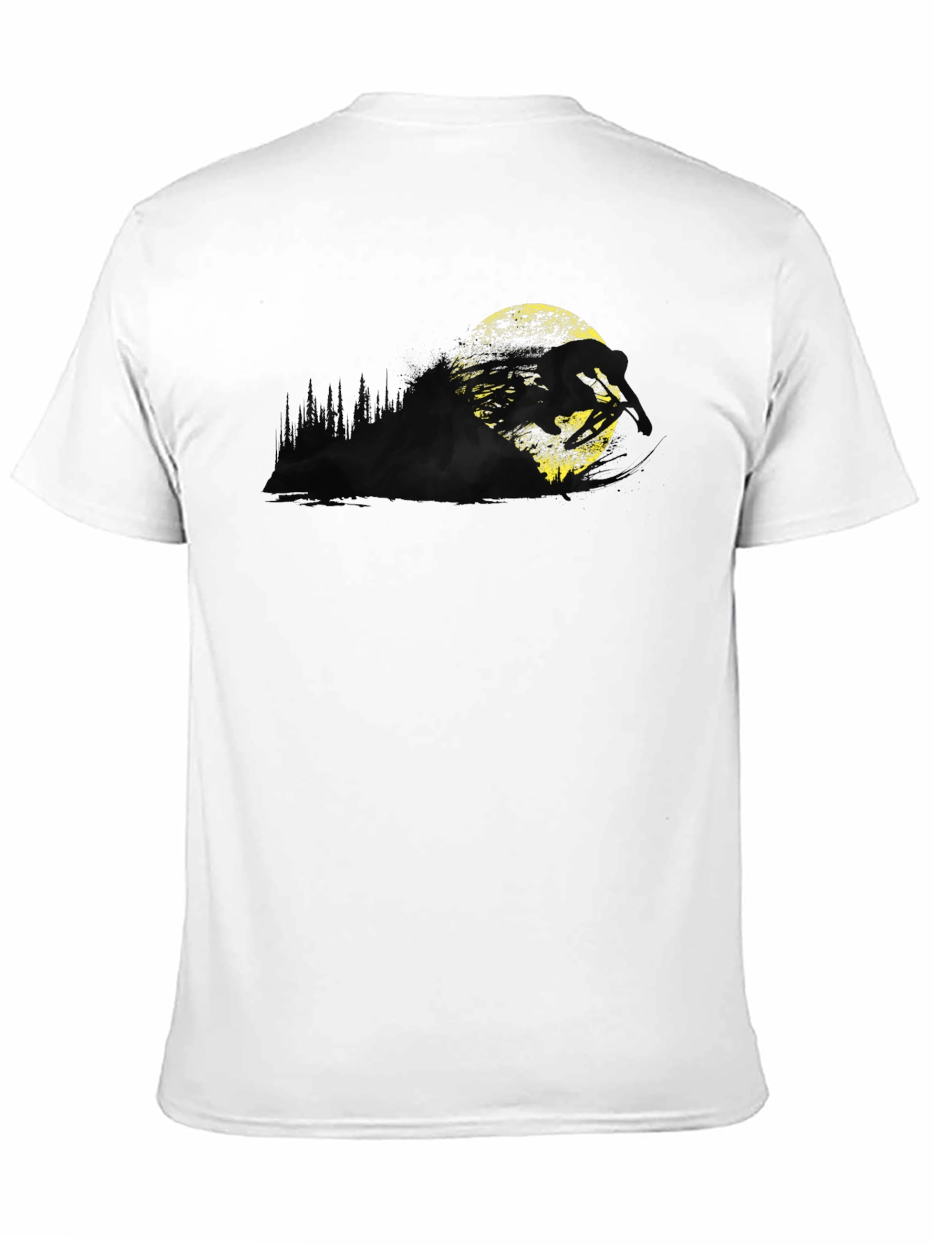 Graphic Print Black T-Shirt