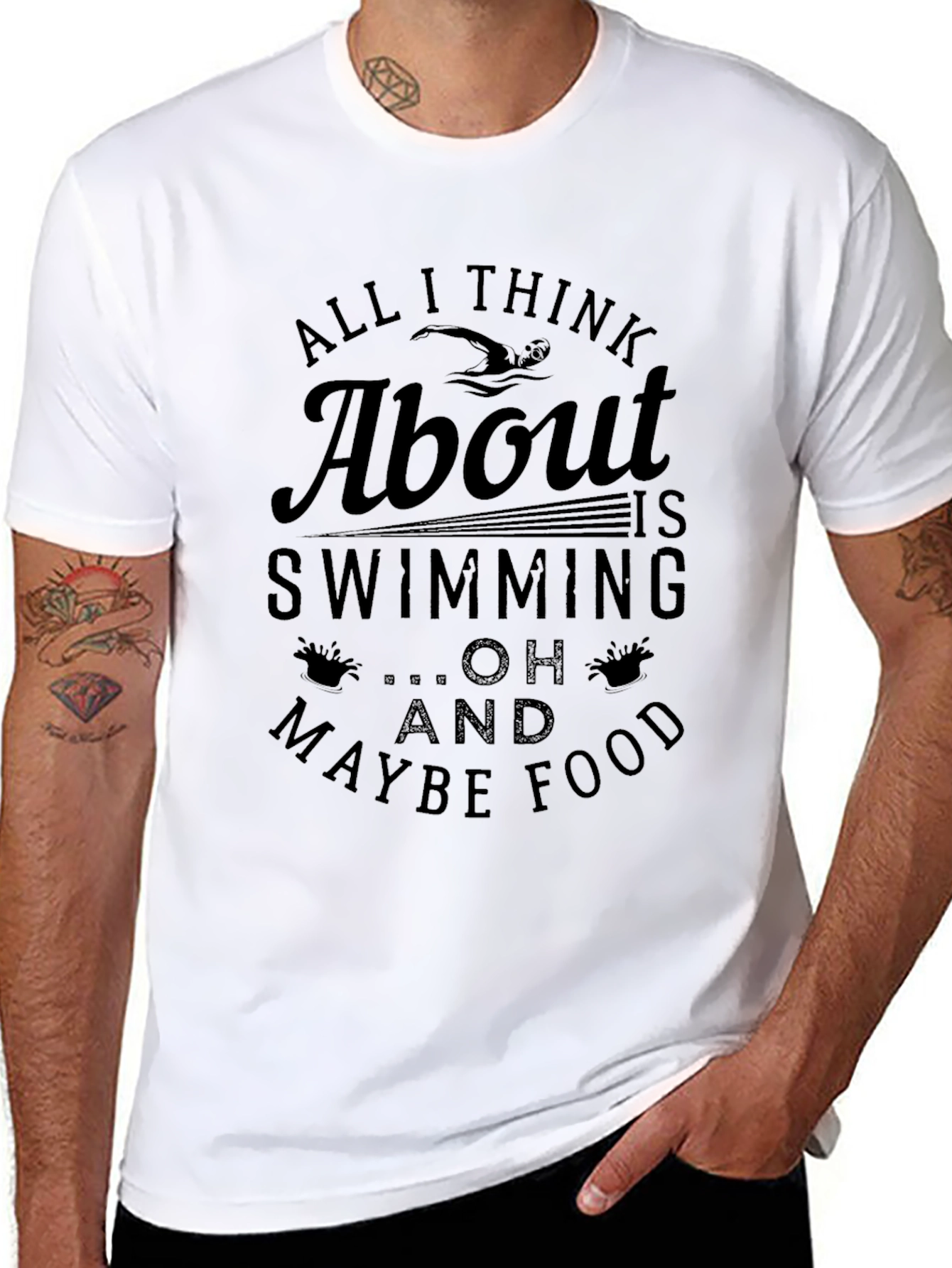 Swimming & Food T-Shirt