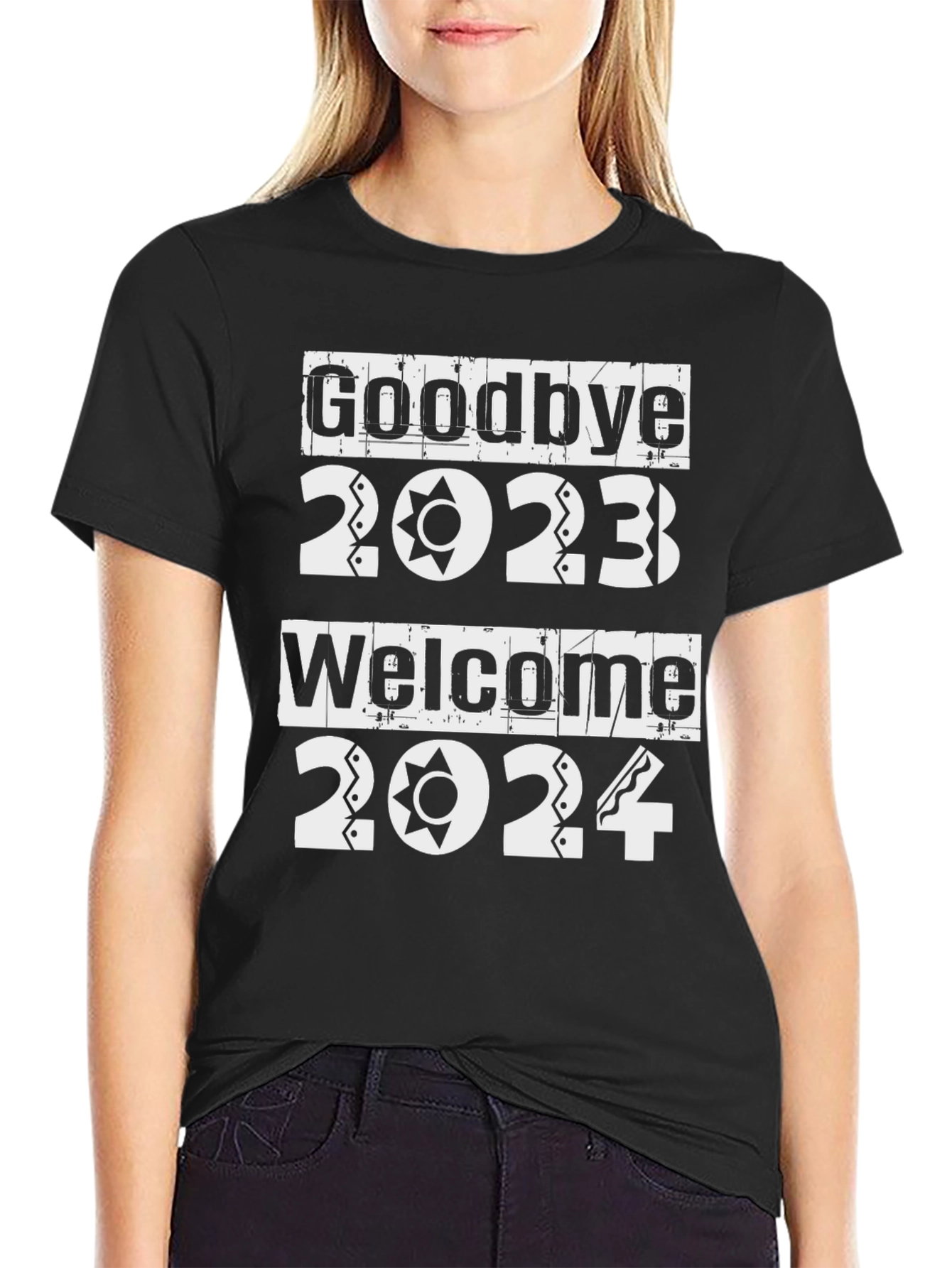 Goodbye 2023 Welcome 2024 New Year T-Shirt