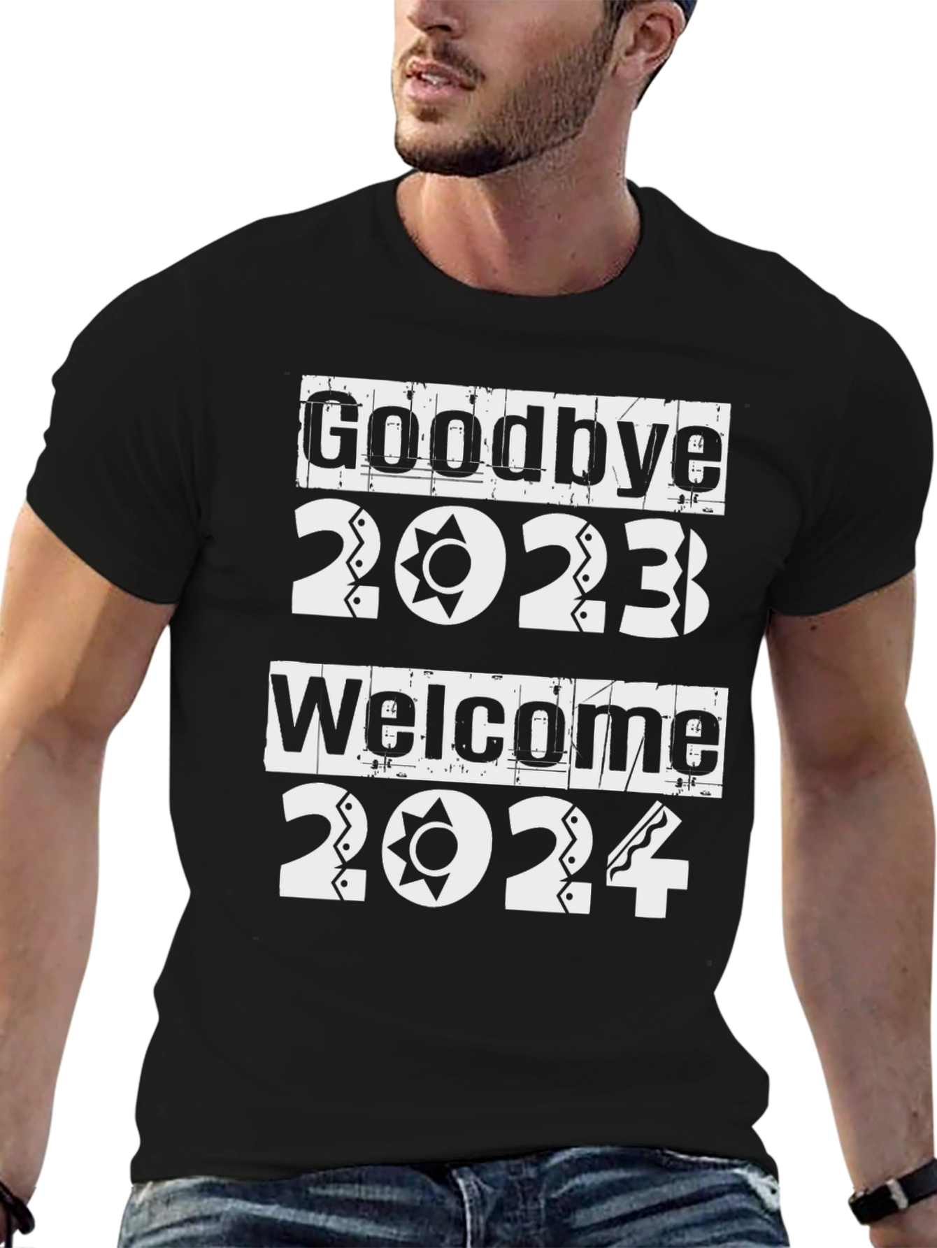 Goodbye 2023 Welcome 2024 New Year T-Shirt