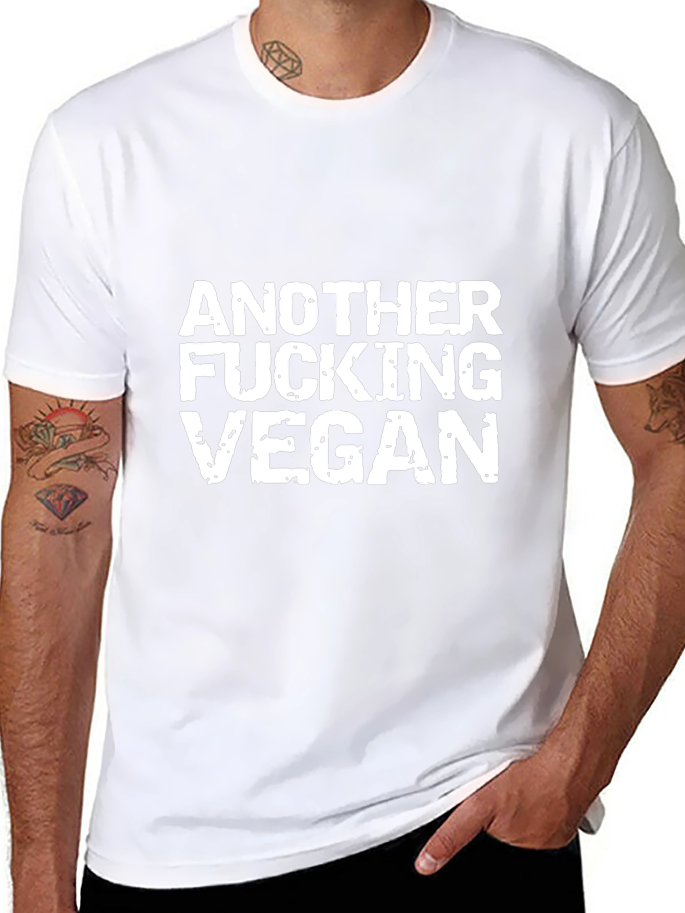 Another Vegan T-Shirt Funny Slogan Top