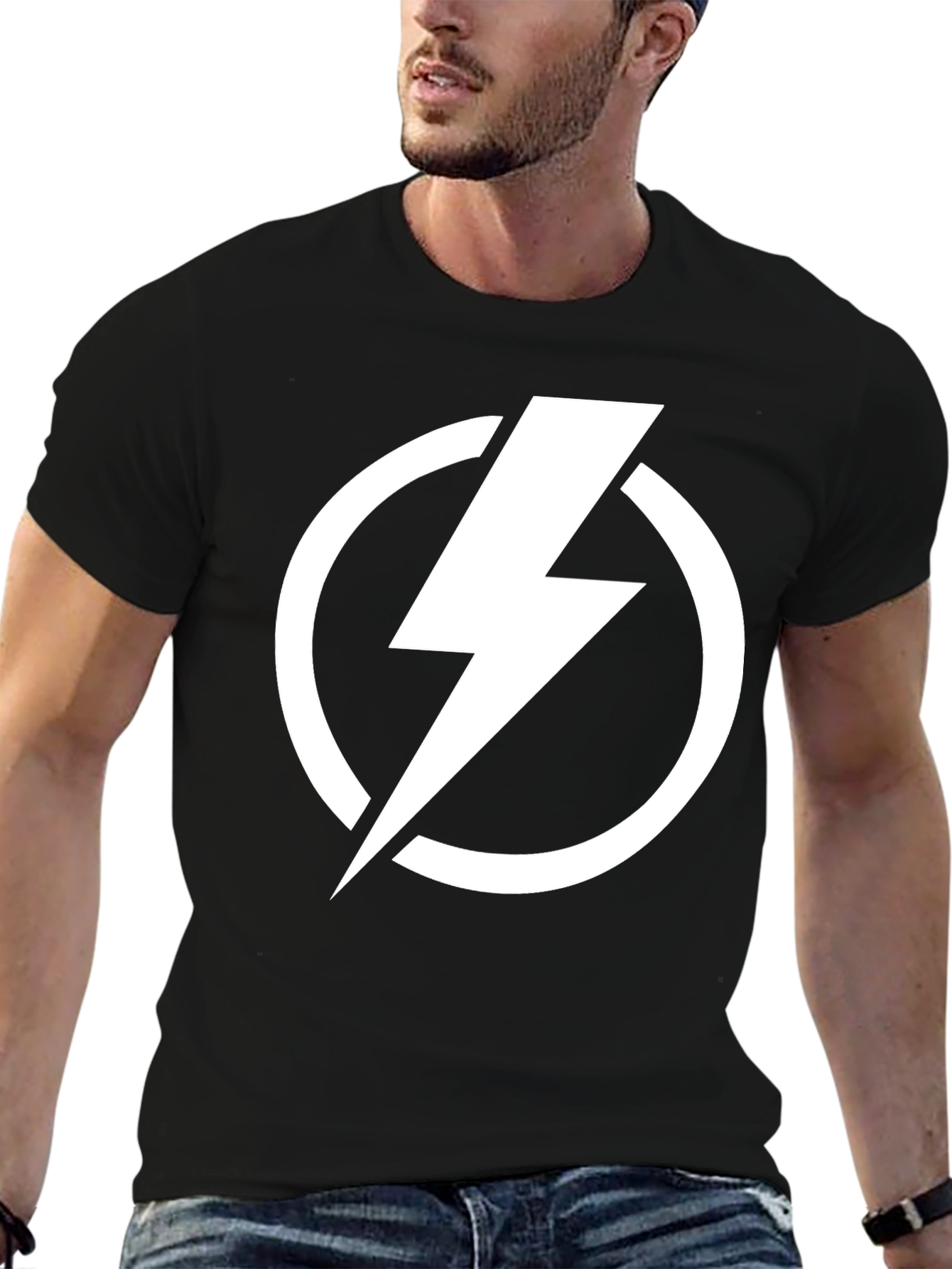 Electric Bolt Black T-Shirt