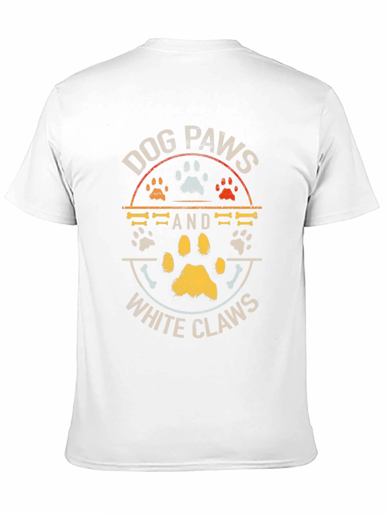 Dog Paws White Claws T-Shirt – Funny Dog Lover Tee
