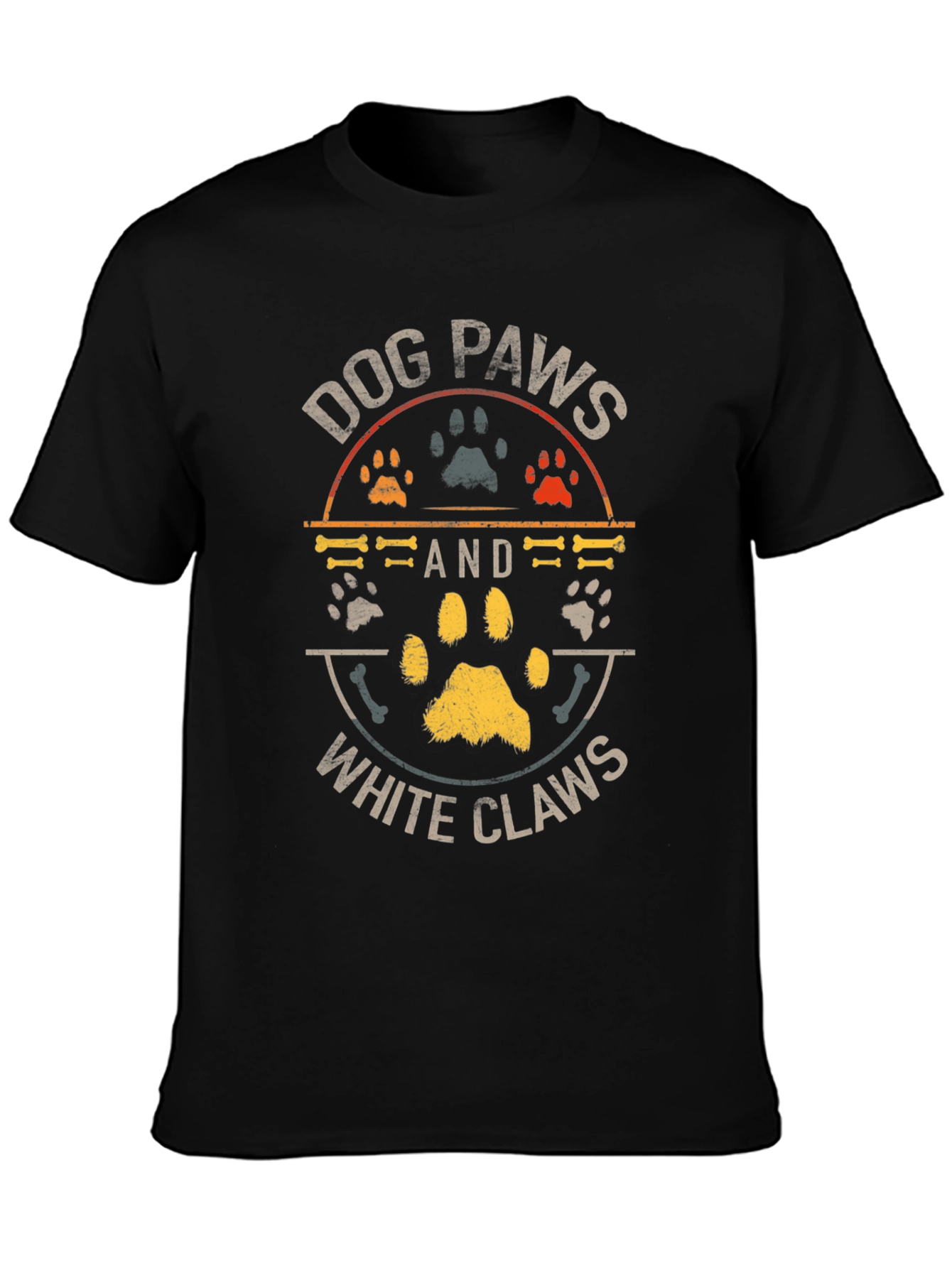 Dog Paws White Claws T-Shirt – Funny Dog Lover Tee