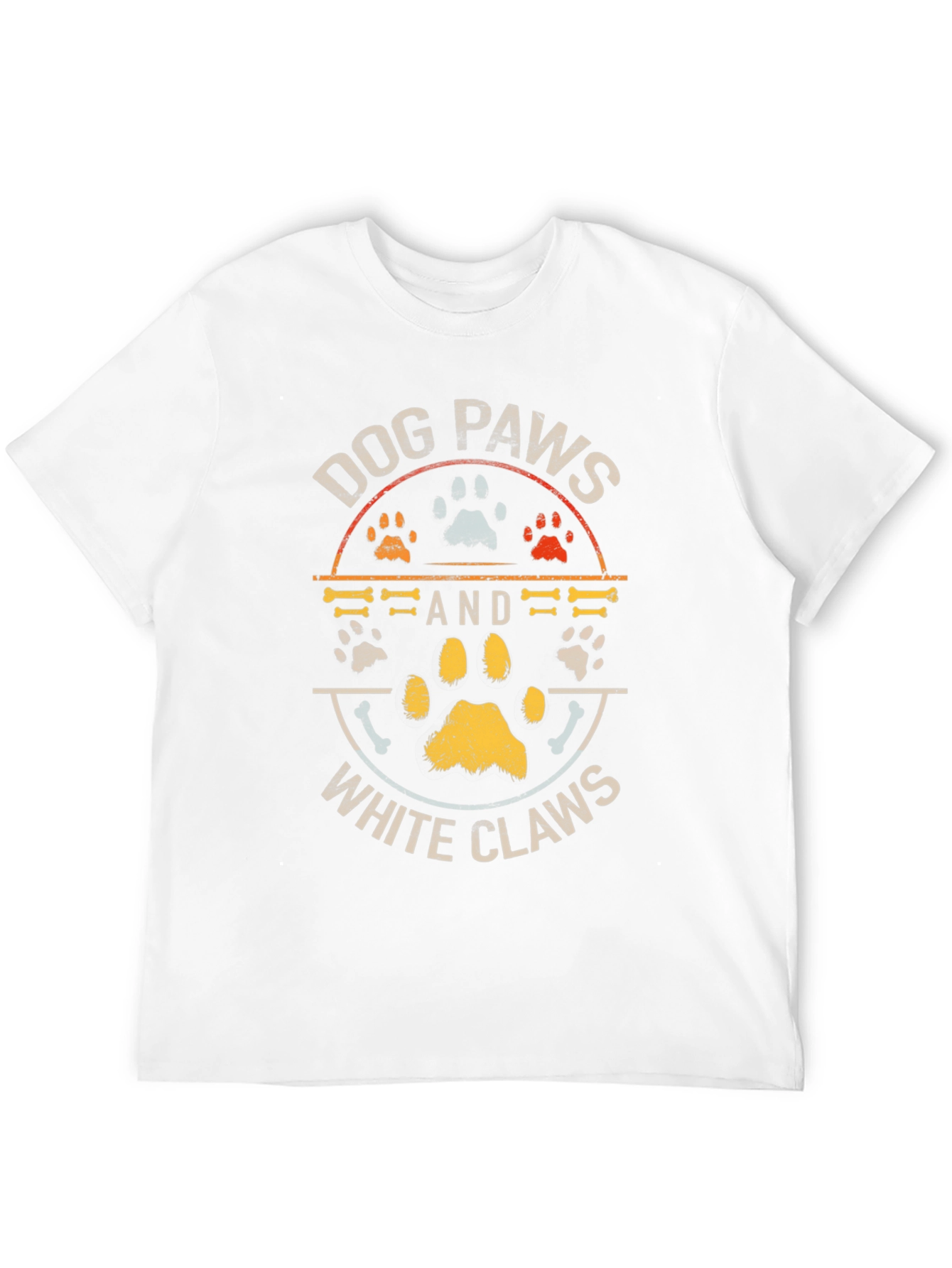 Dog Paws White Claws T-Shirt – Funny Dog Lover Tee