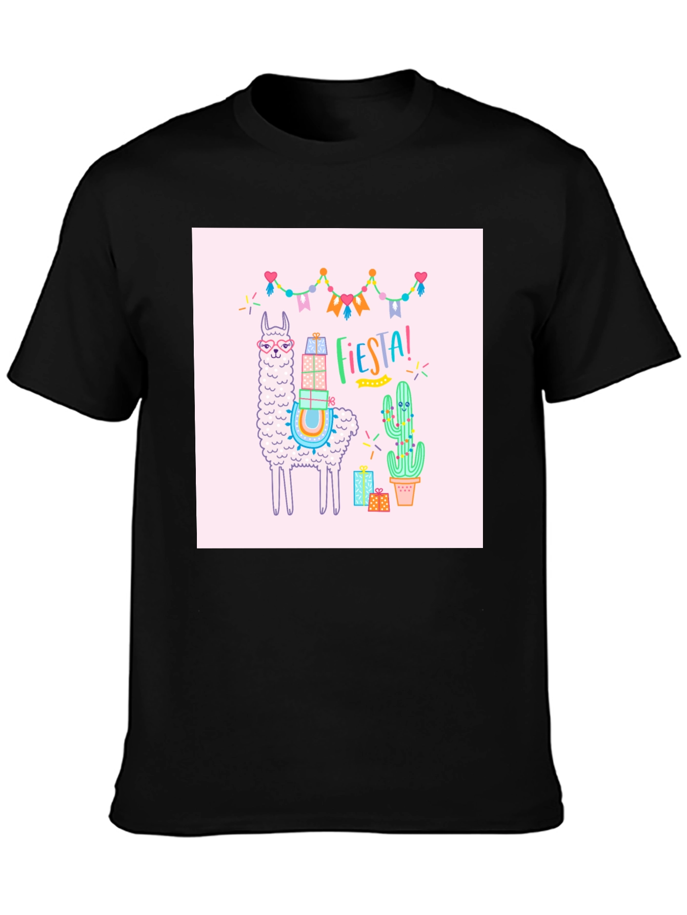 Fiesta Llama Graphic T-Shirt
