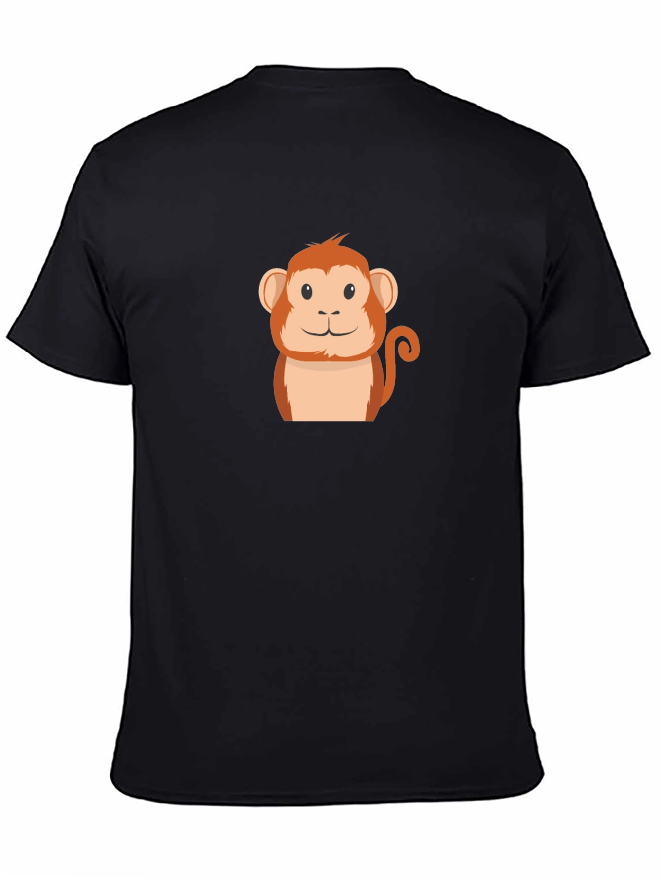 Monkey Graphic Black T-Shirt - Fun & Casual Tee