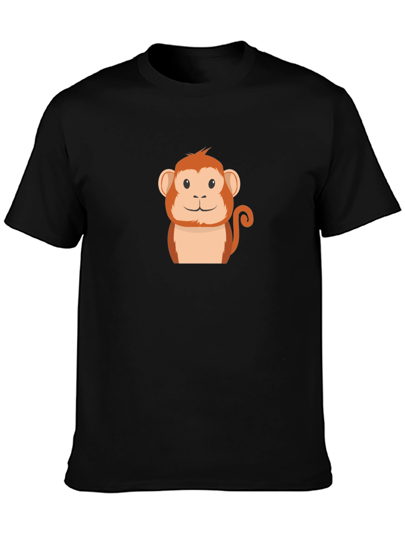 Monkey Graphic Black T-Shirt - Fun & Casual Tee