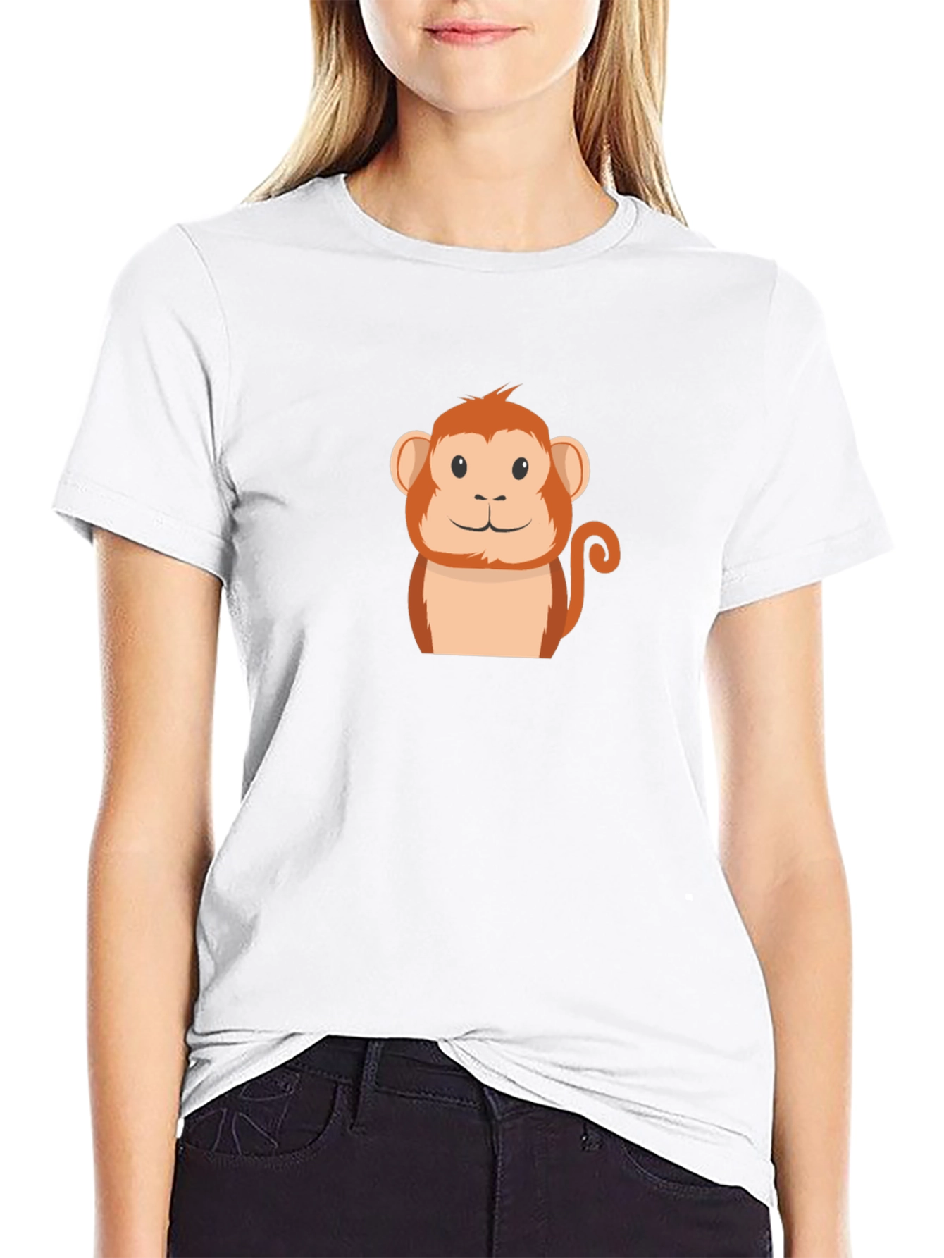 Monkey Graphic Black T-Shirt - Fun & Casual Tee