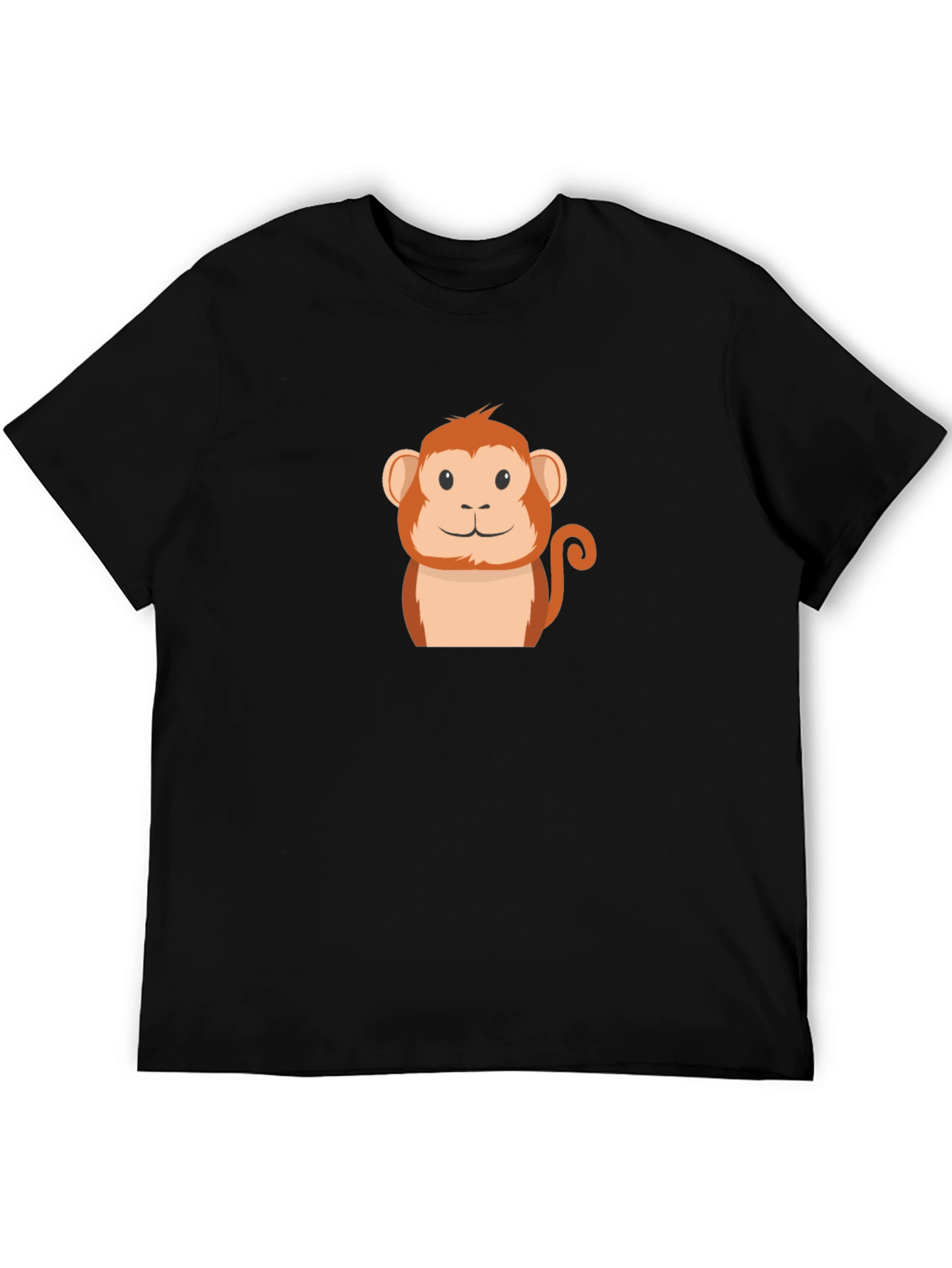 Monkey Graphic Black T-Shirt - Fun & Casual Tee