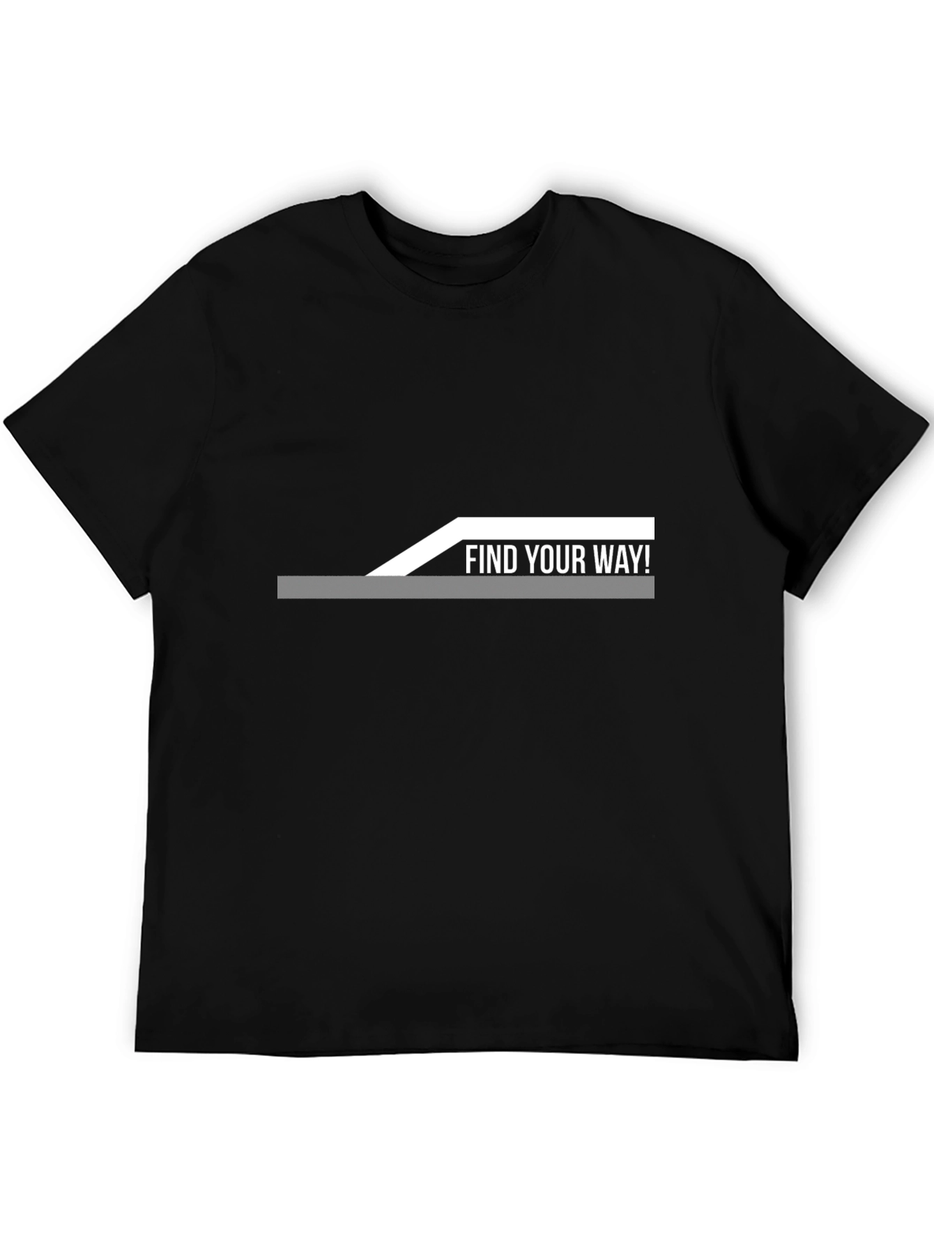 Find Your Way Graphic T-Shirt - Black
