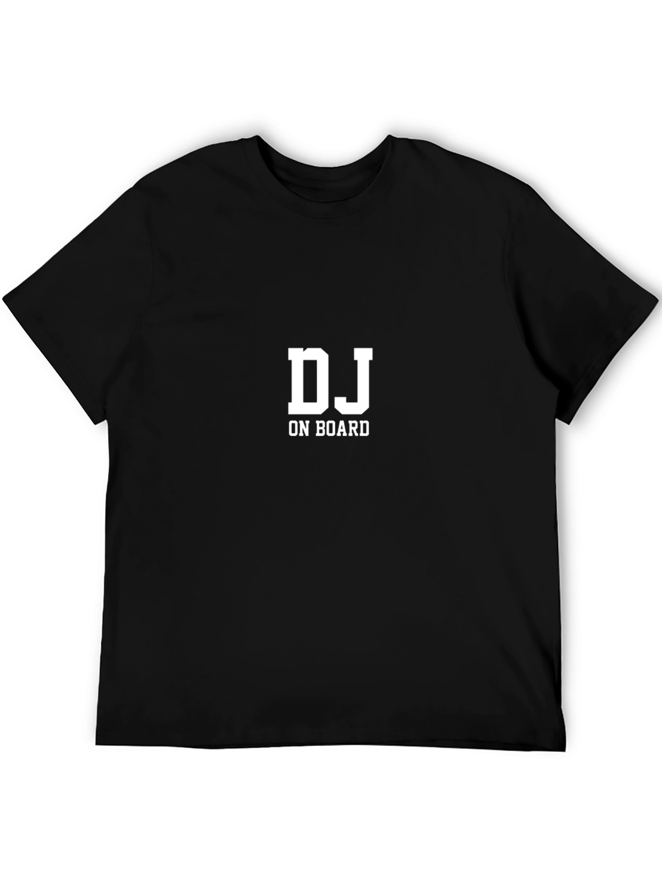 DJ On Board Black Crew Neck T-Shirt