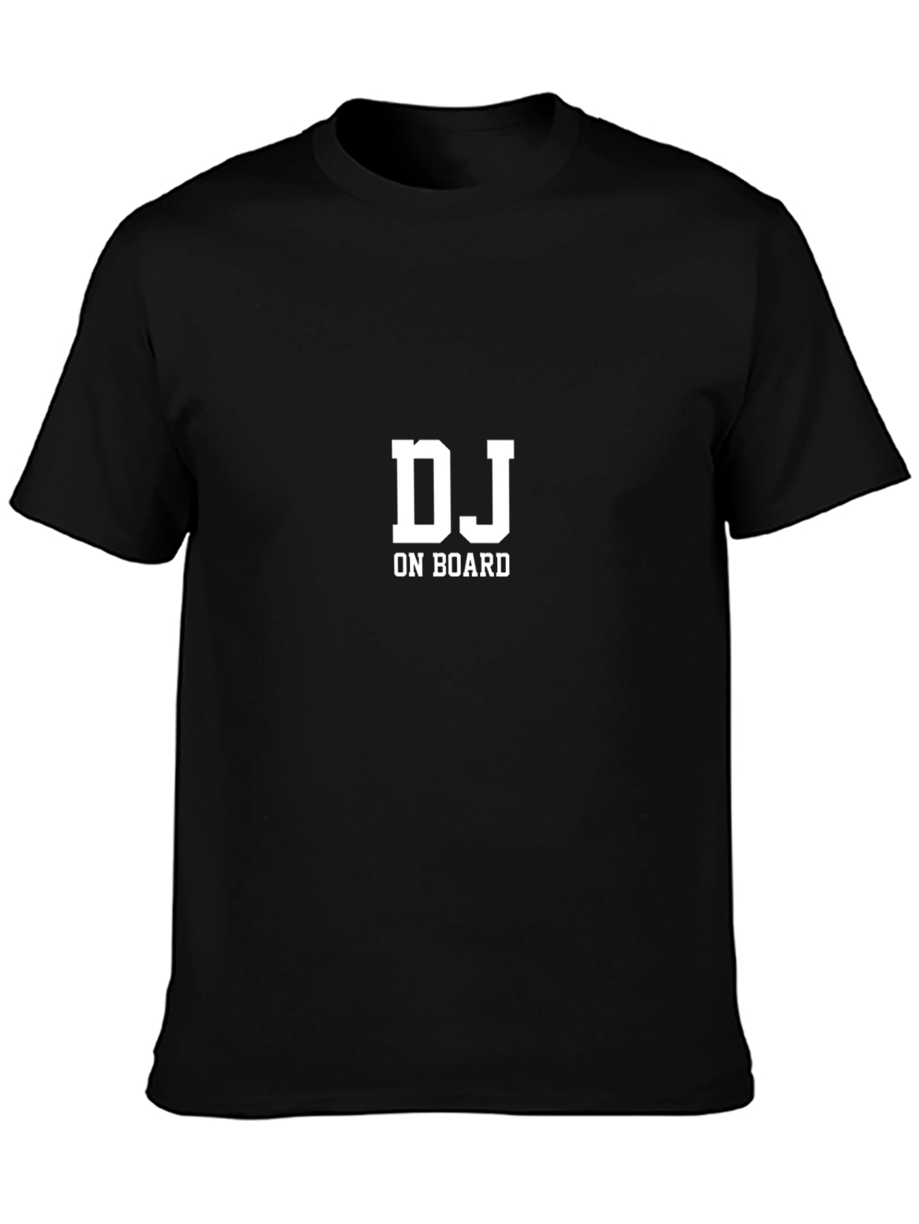 DJ On Board Black Crew Neck T-Shirt