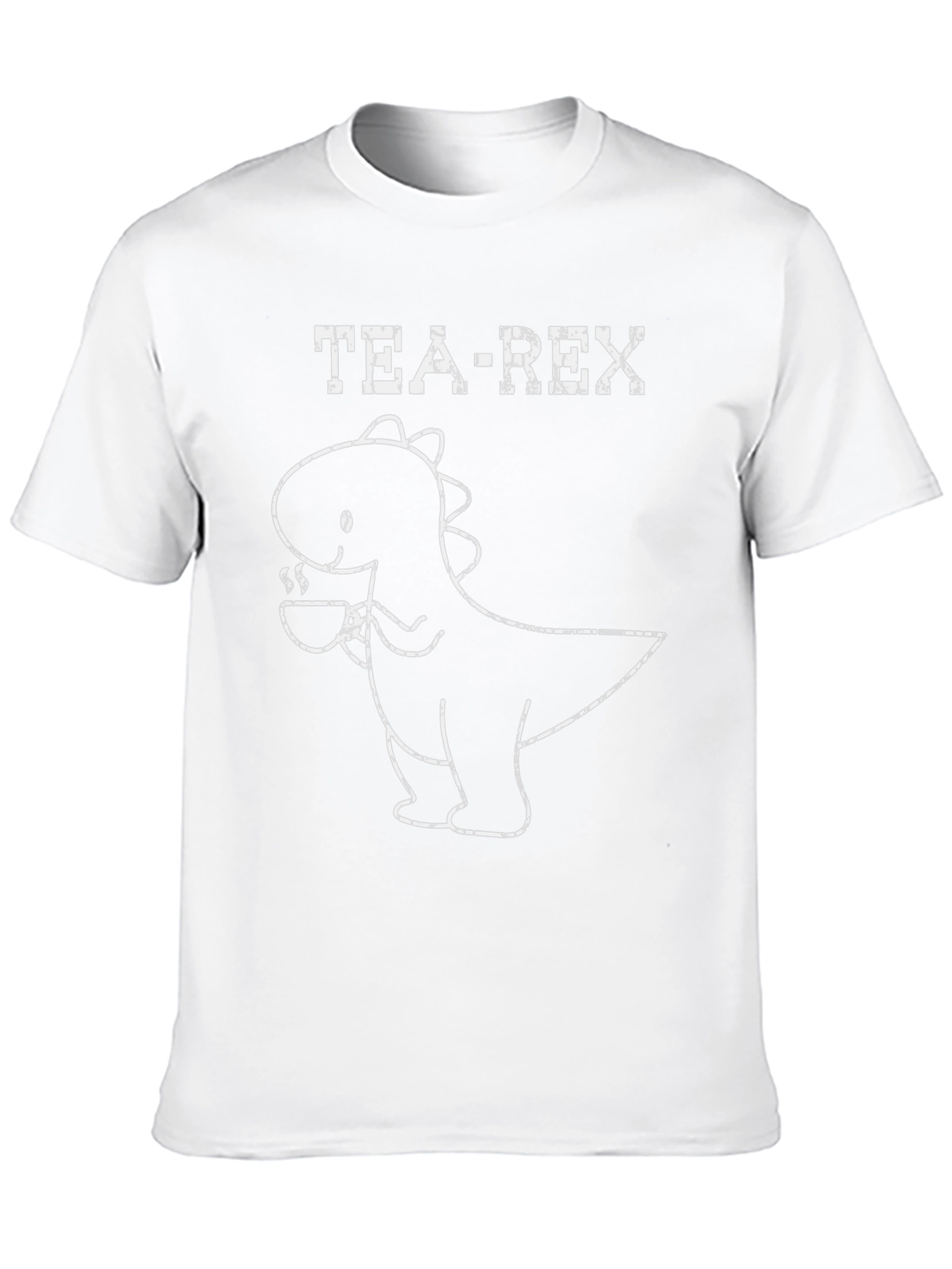 Tea Rex T-Shirt: Cute Dinosaur Drinking Tea