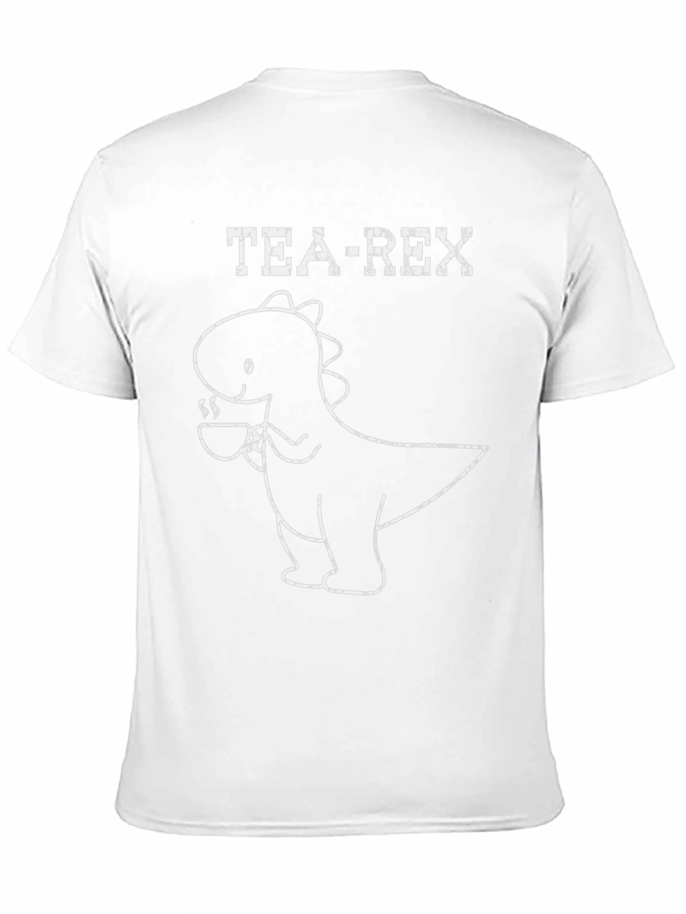 Tea Rex T-Shirt: Cute Dinosaur Drinking Tea