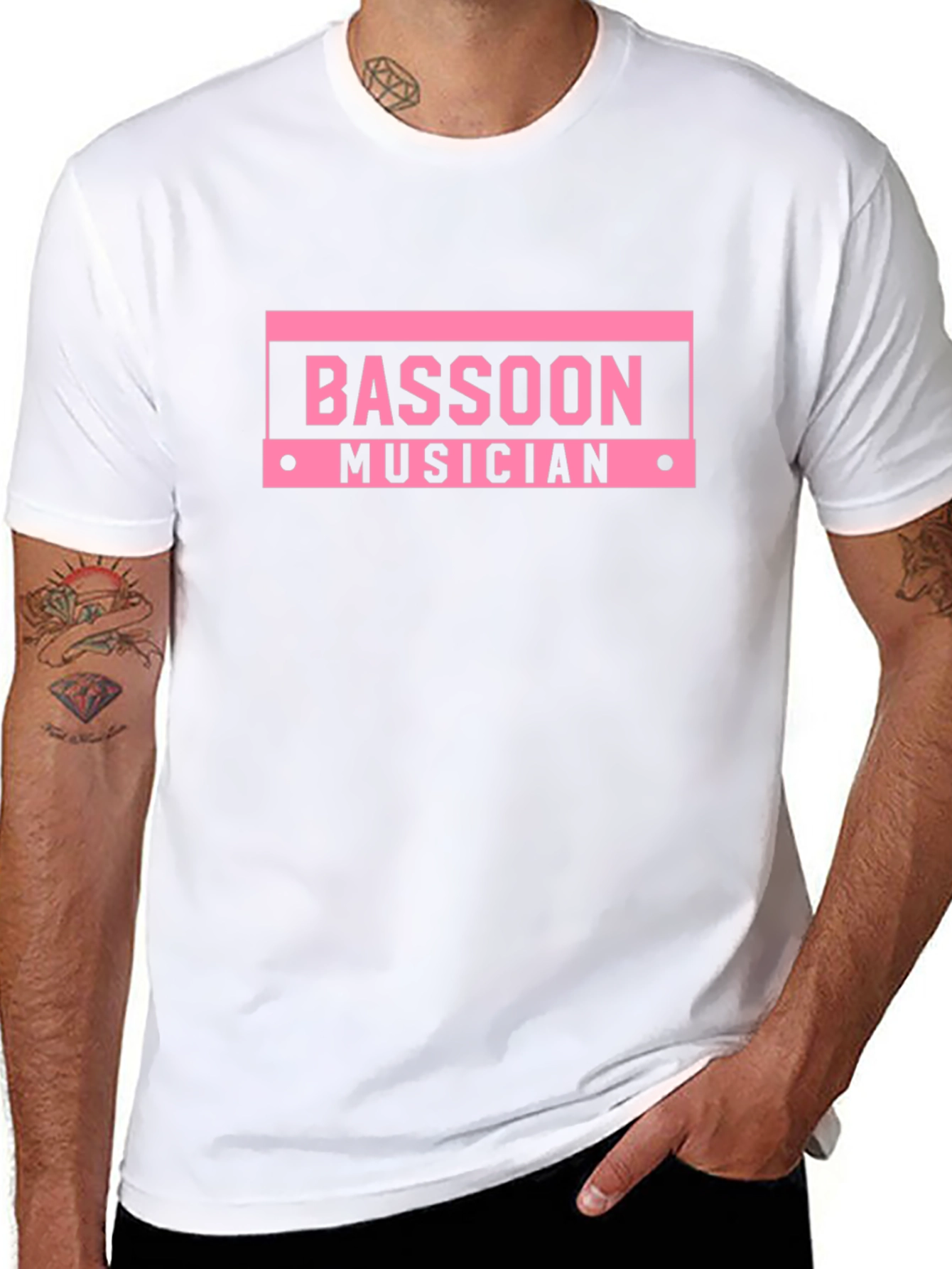 Bassoon Musician Graphic T-Shirt