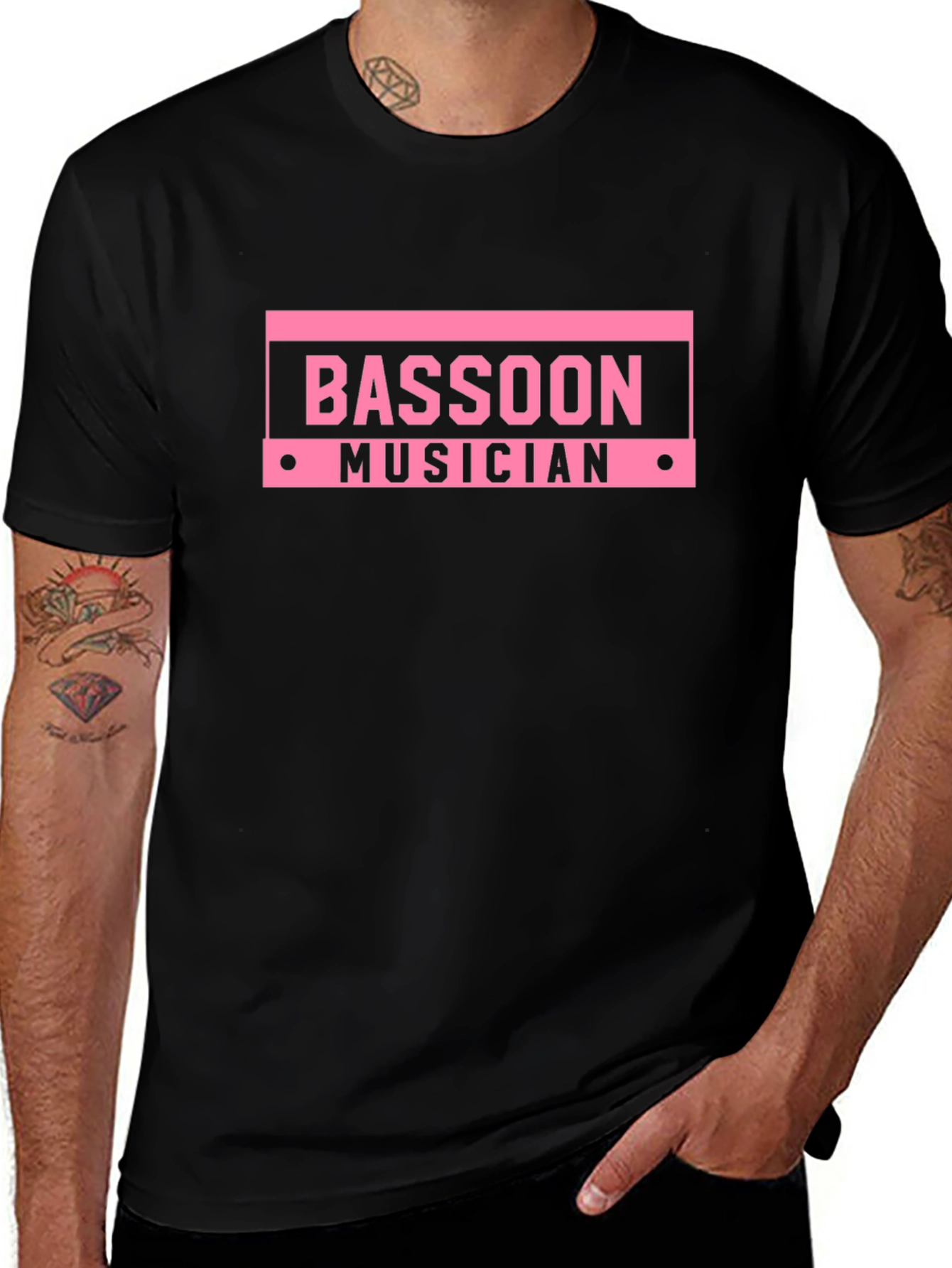 Bassoon Musician Graphic T-Shirt