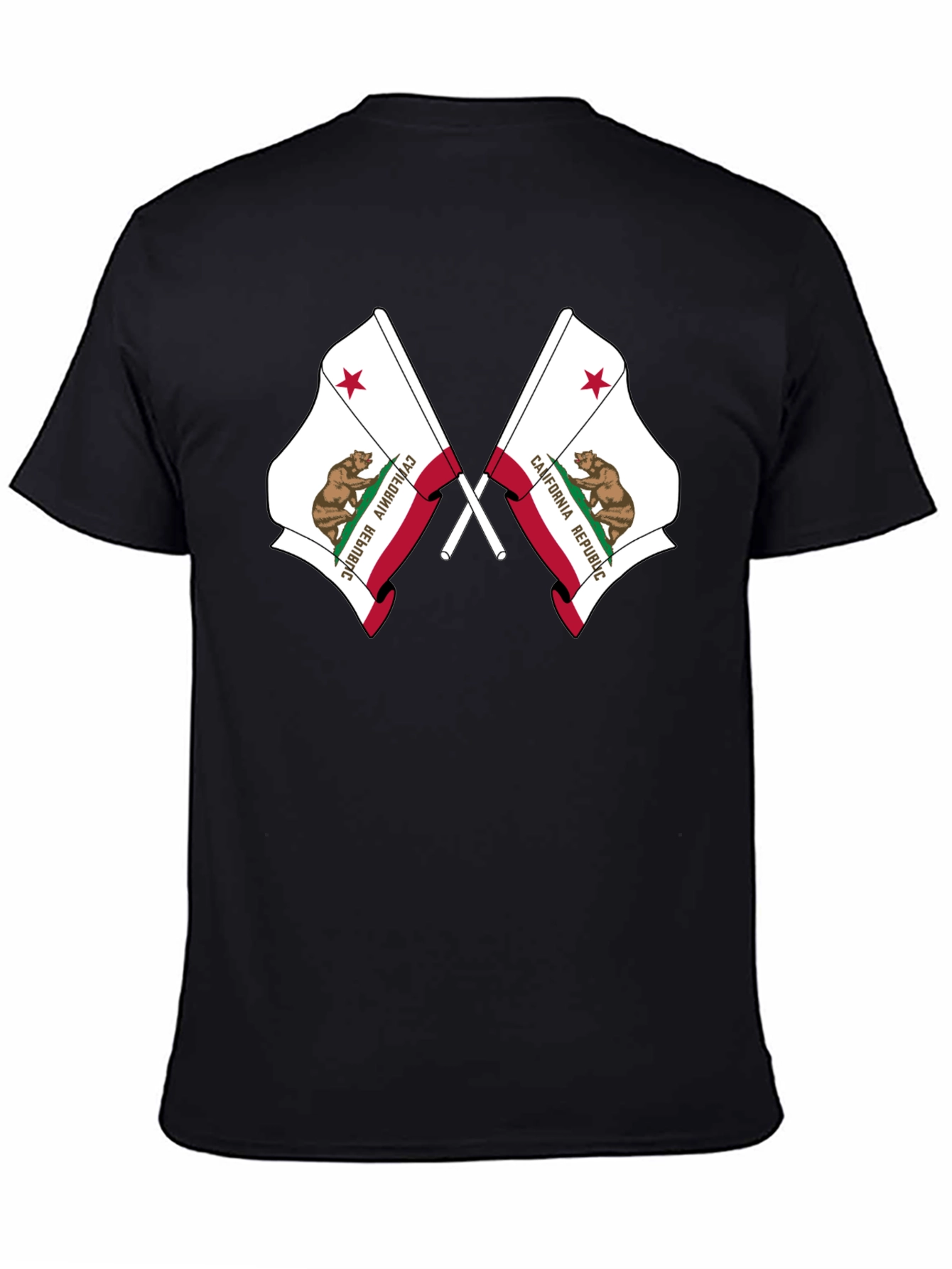 California Republic Flag Graphic T-Shirt