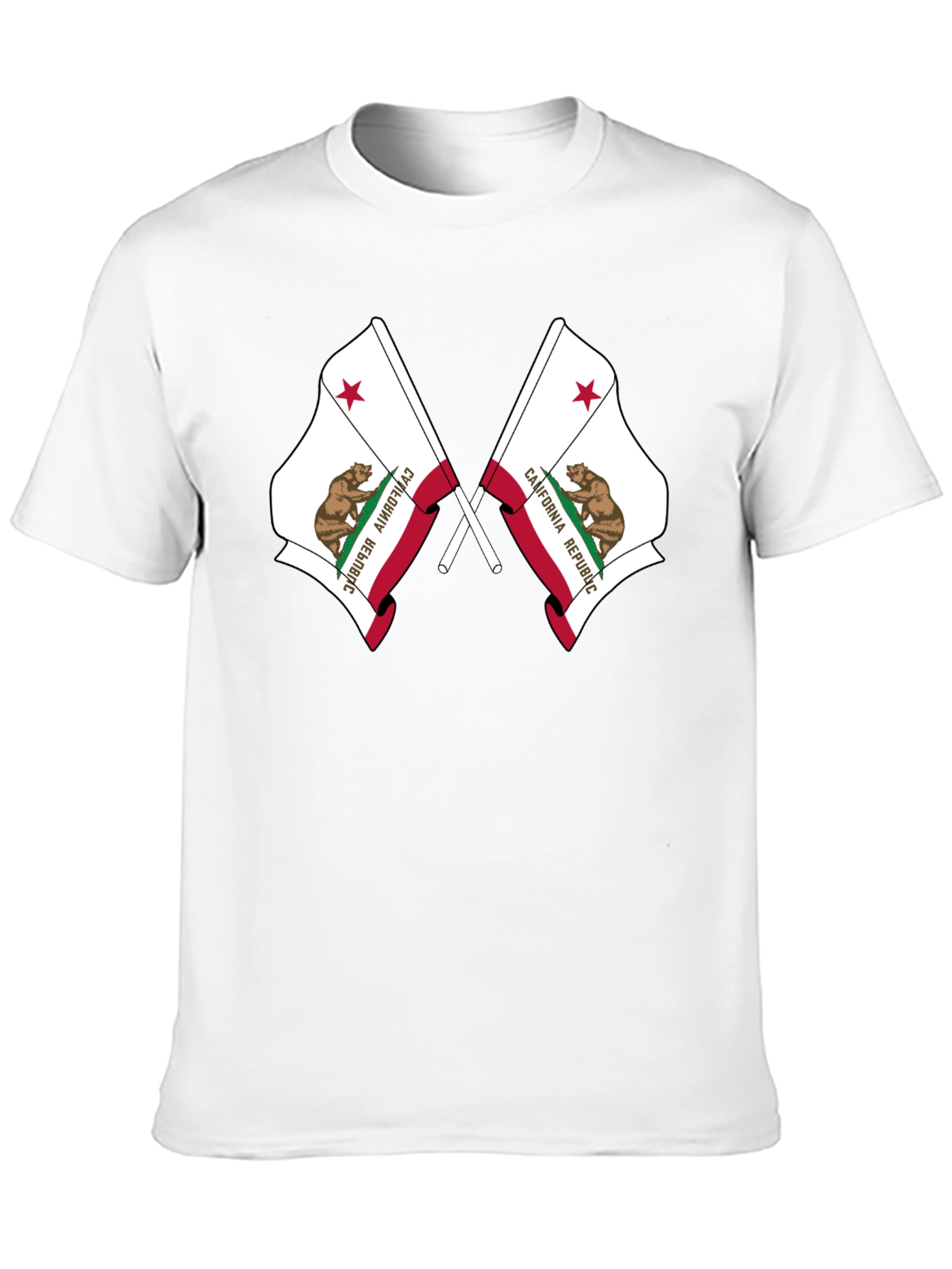California Republic Flag Graphic T-Shirt