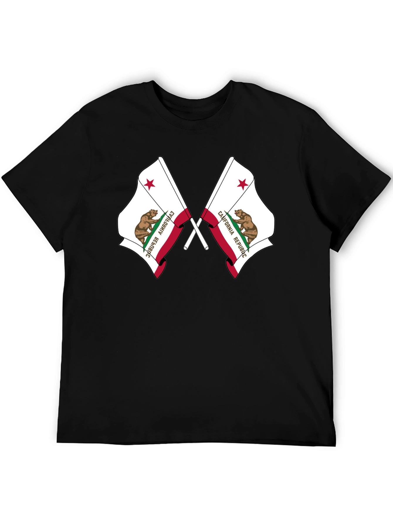 California Republic Flag Graphic T-Shirt