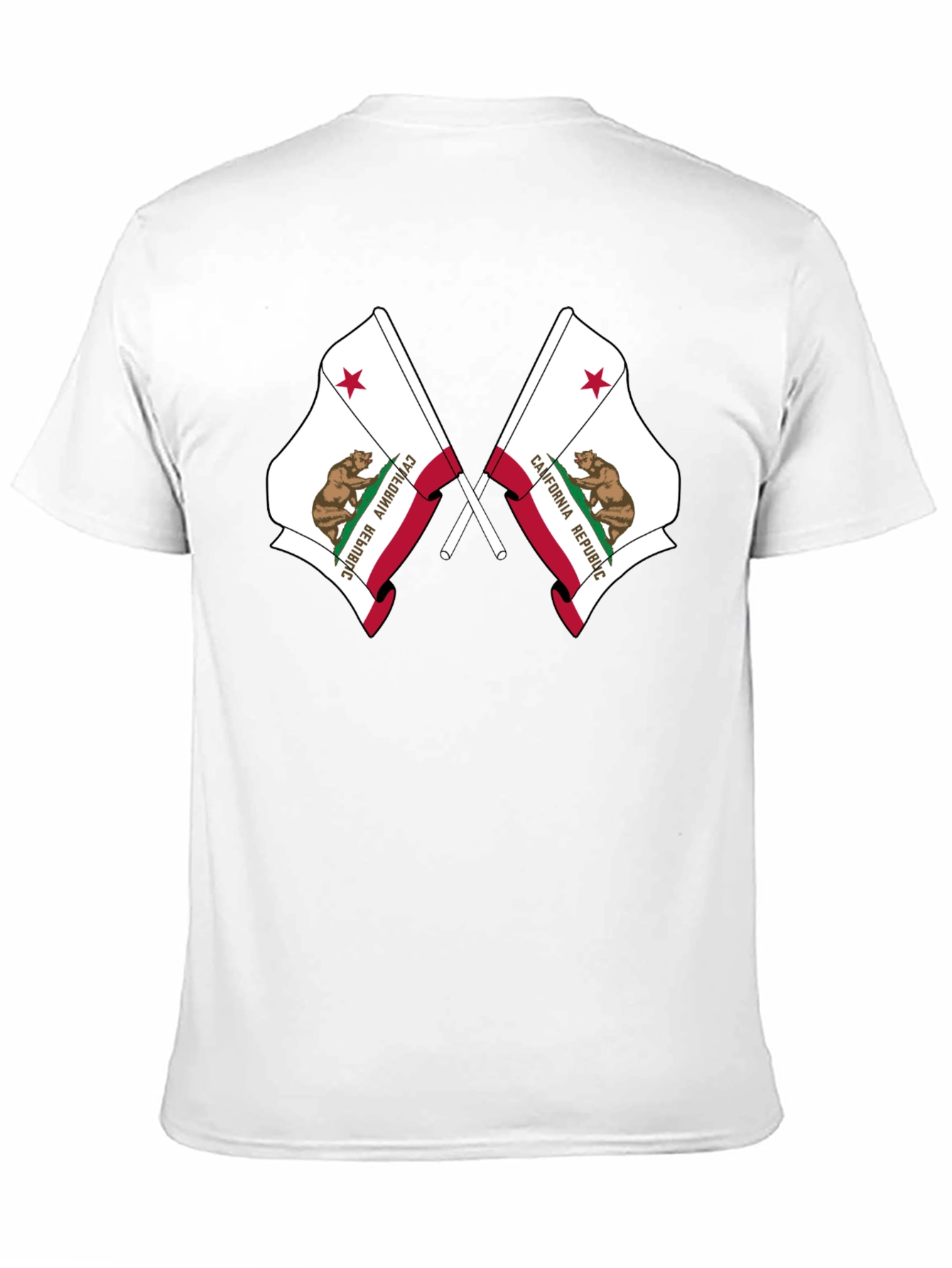 California Republic Flag Graphic T-Shirt